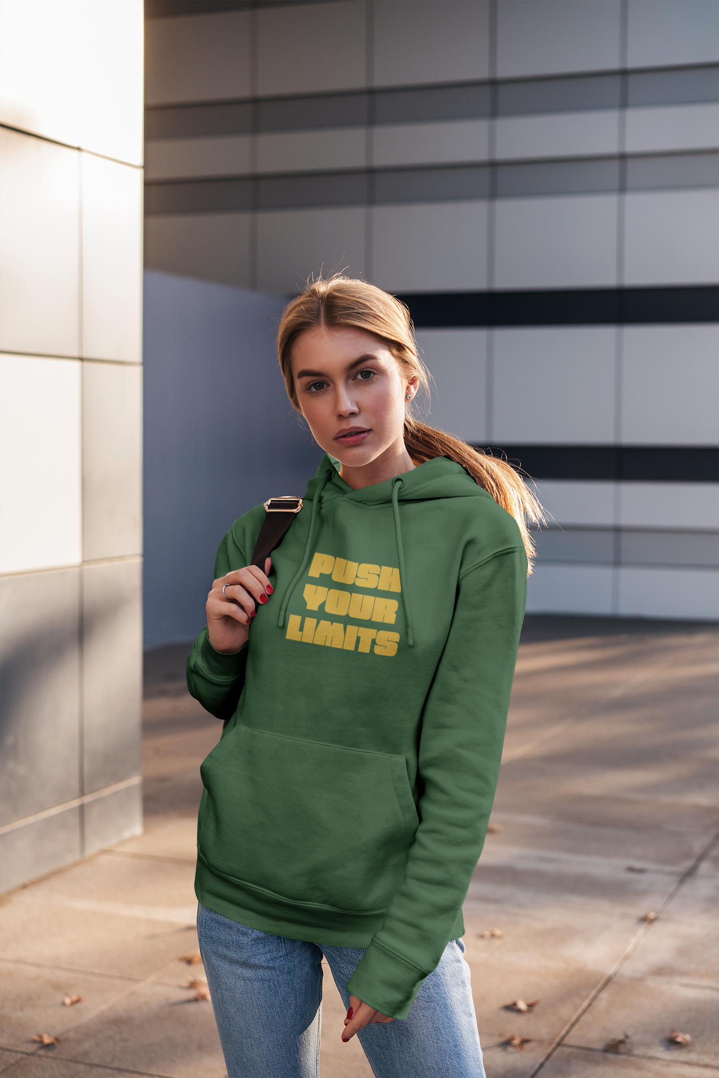 PUSH YOUR LIMITS oversized UNISEX hoodie
