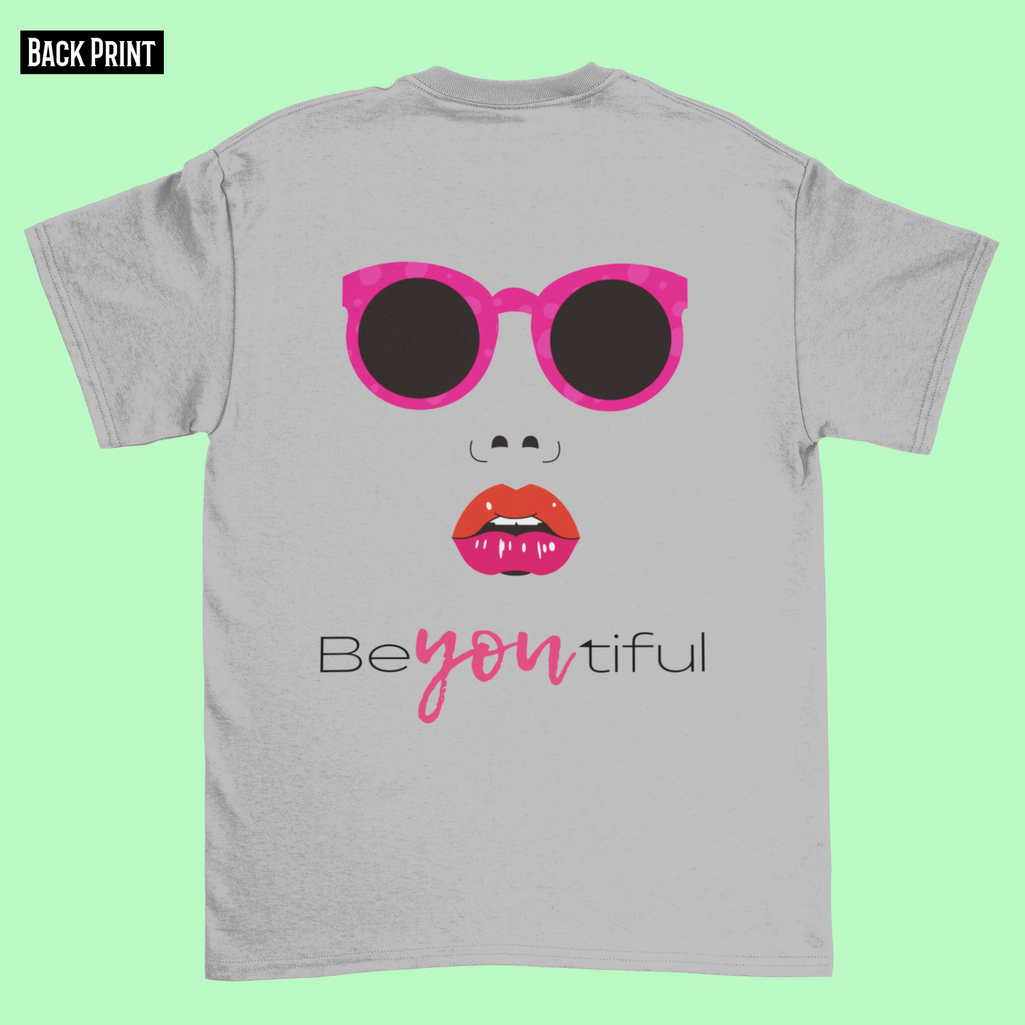 BEYOUTIFUL classic oversized UNISEX premium pure cotton T-shirt