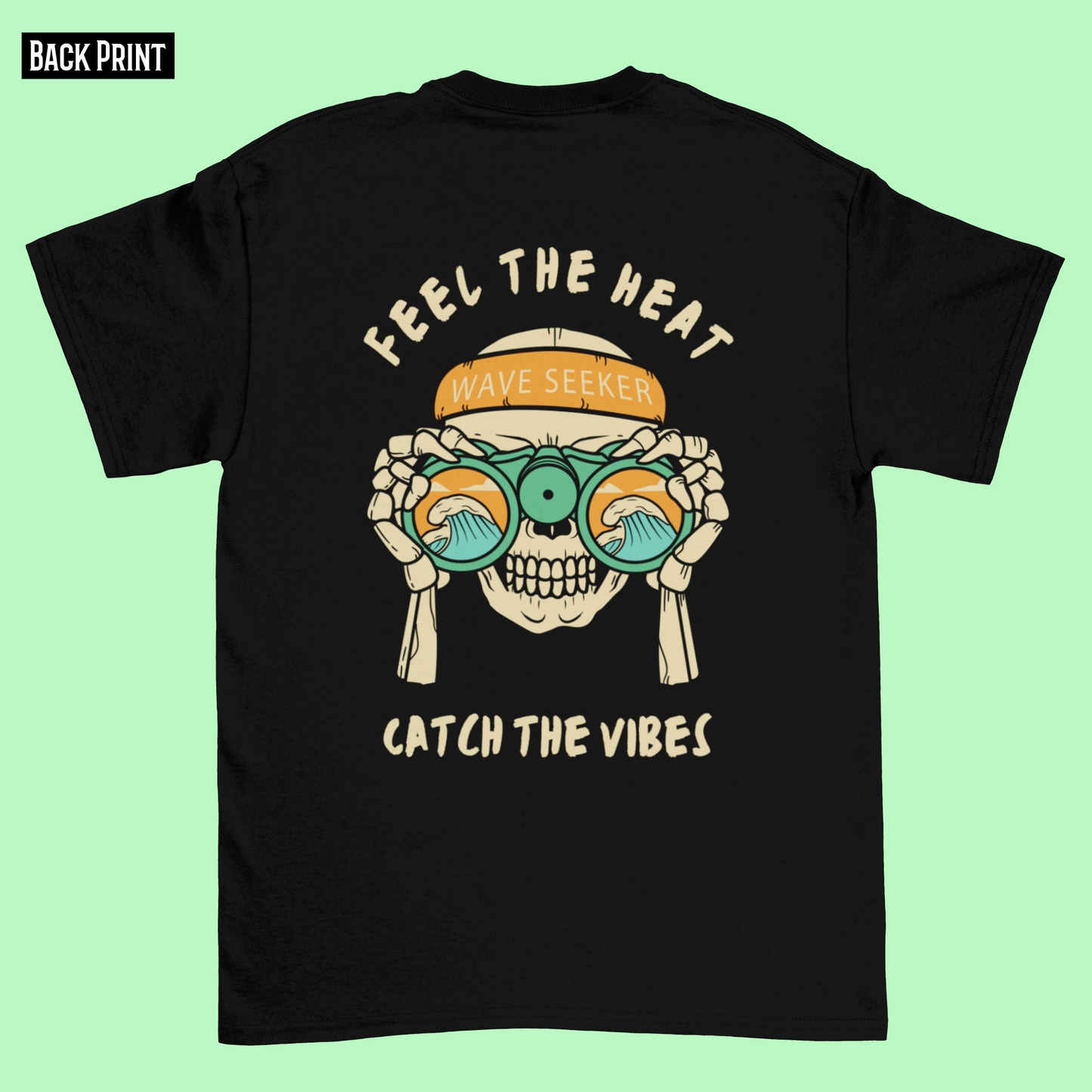 FEEL THE HEAT classic oversized UNISEX premium pure cotton T-shirt