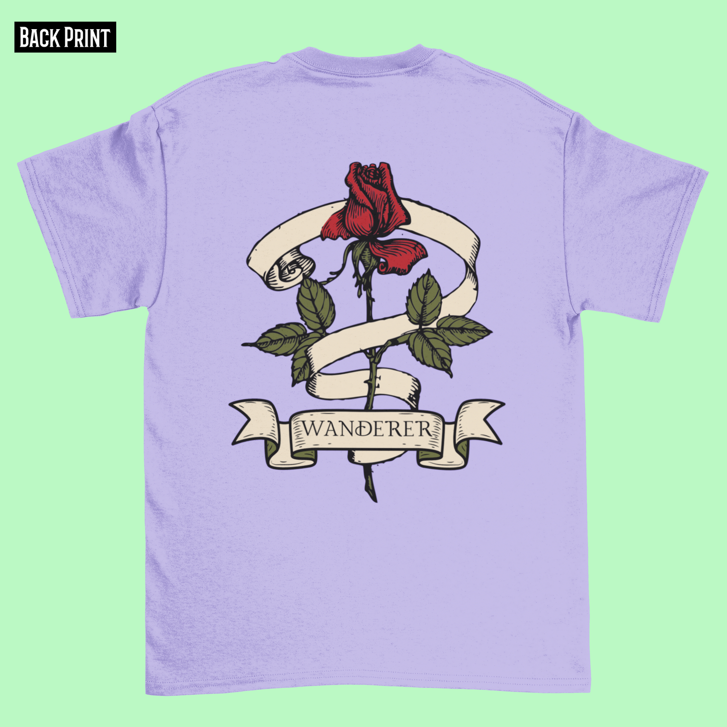 WANDERER classic oversized UNISEX premium pure cotton T-shirt