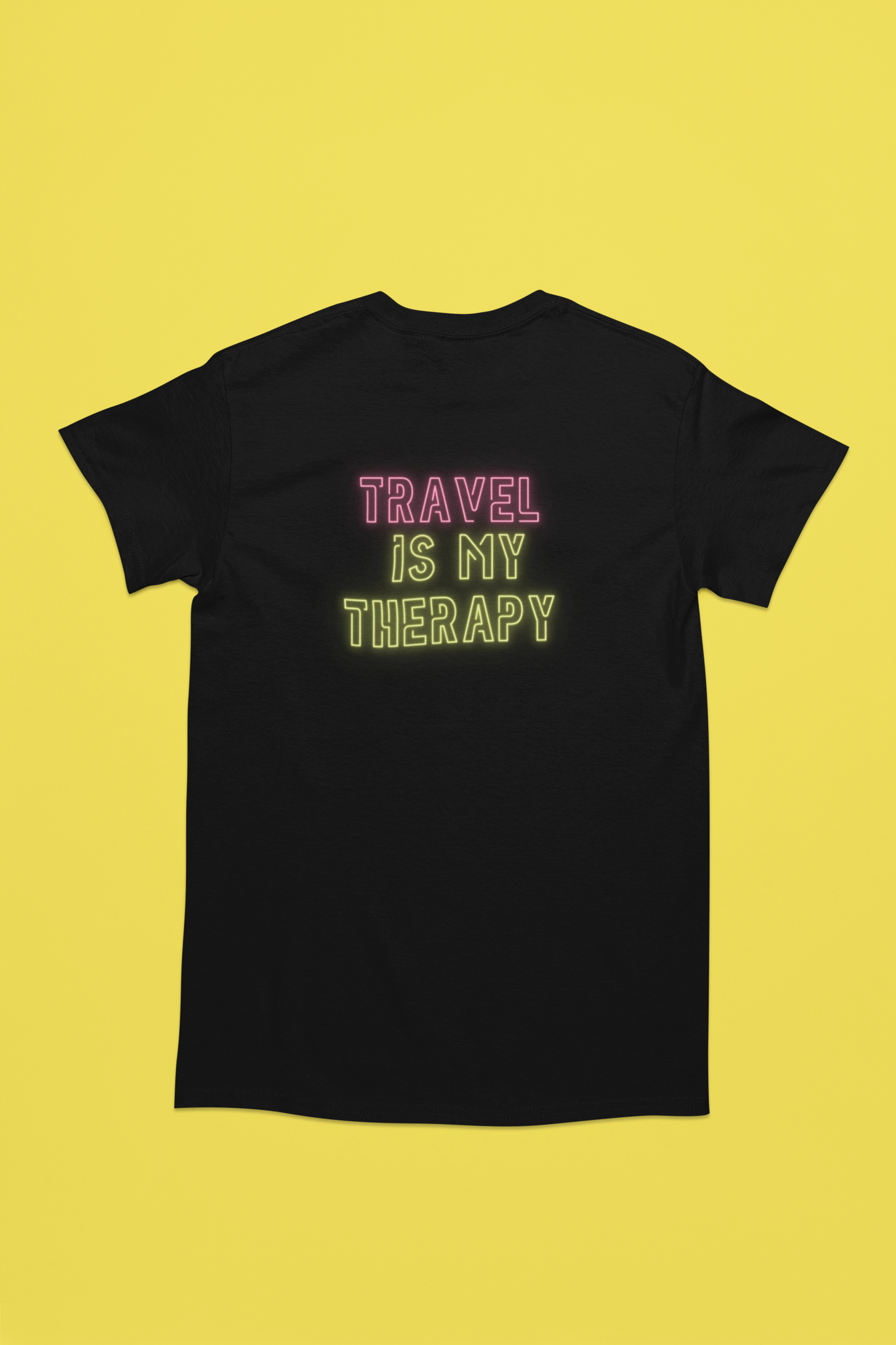 Men’s Travel Is My Therapy T-shirt