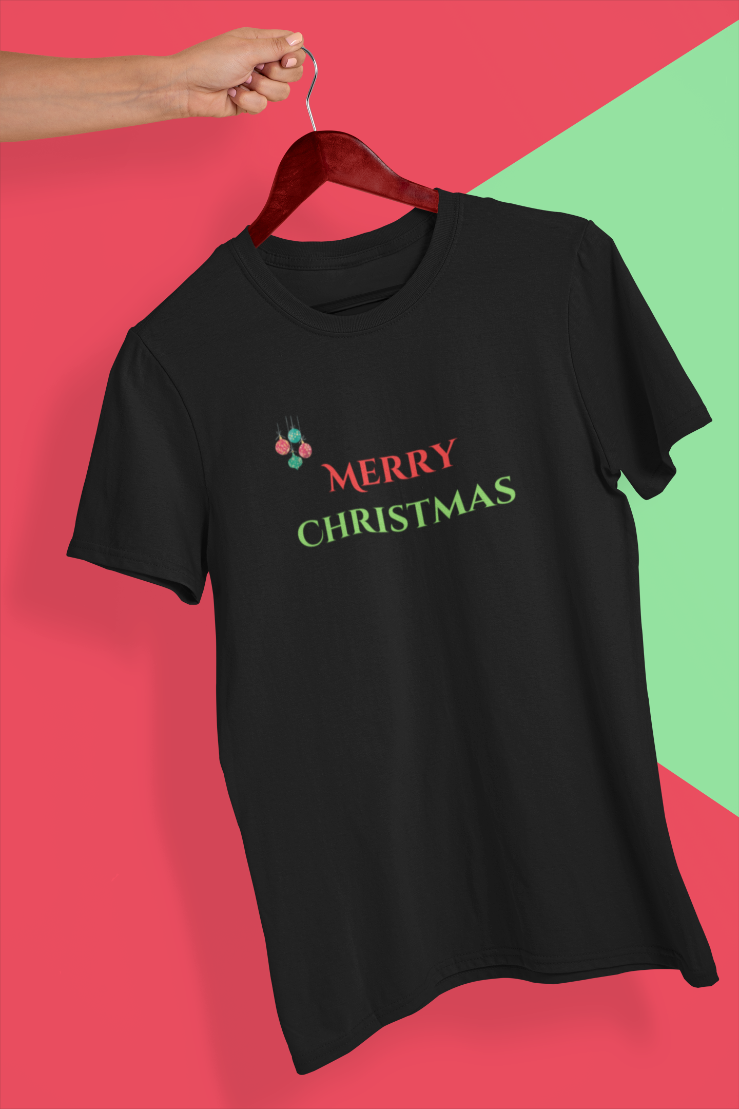 MERRY CHRISTMAS premium pure cotton T-shirt for men