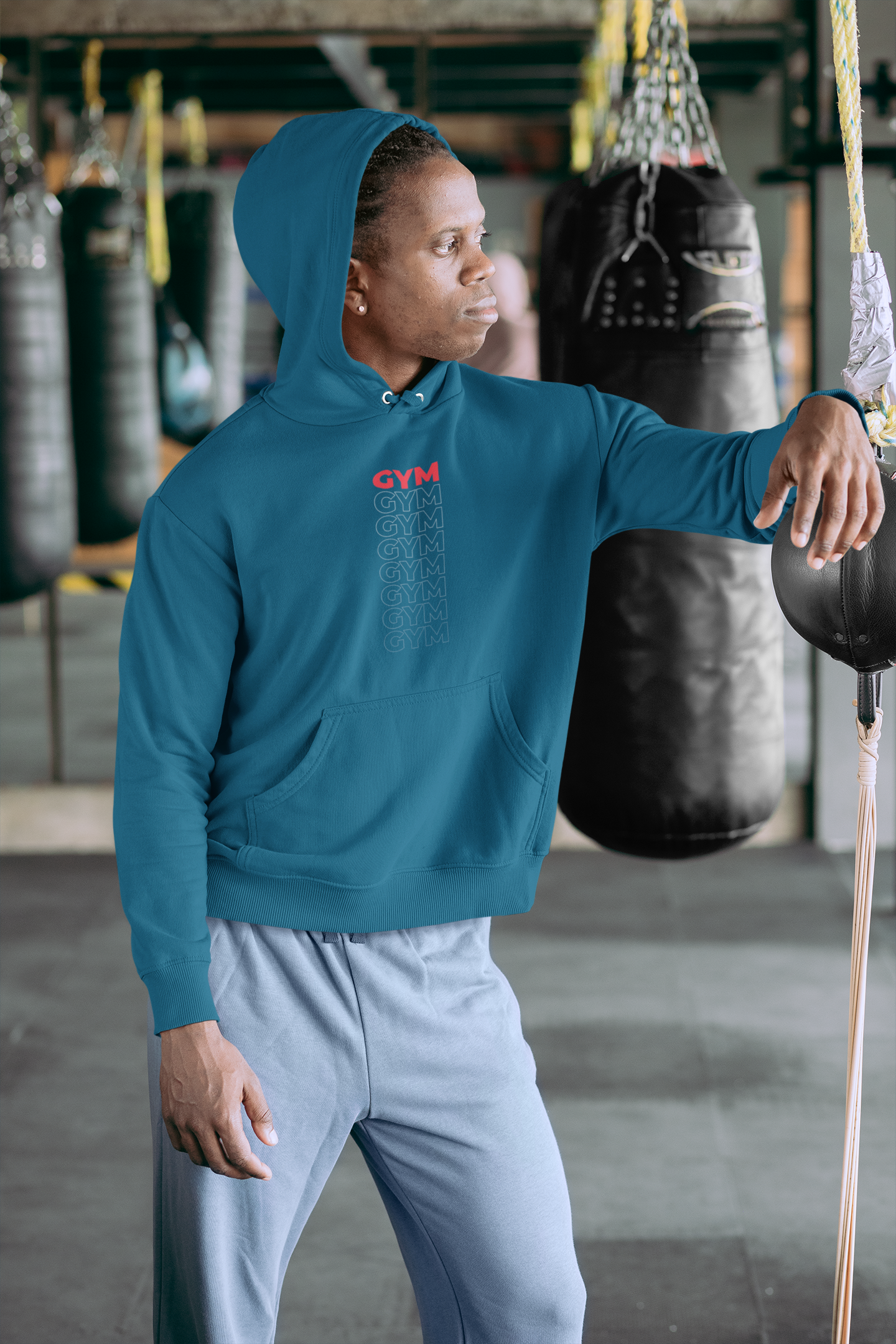 GYM oversized UNISEX hoodie