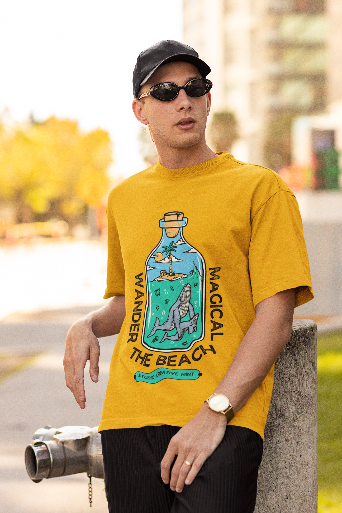 MAGICAL classic oversized UNISEX premium pure cotton T-shirt