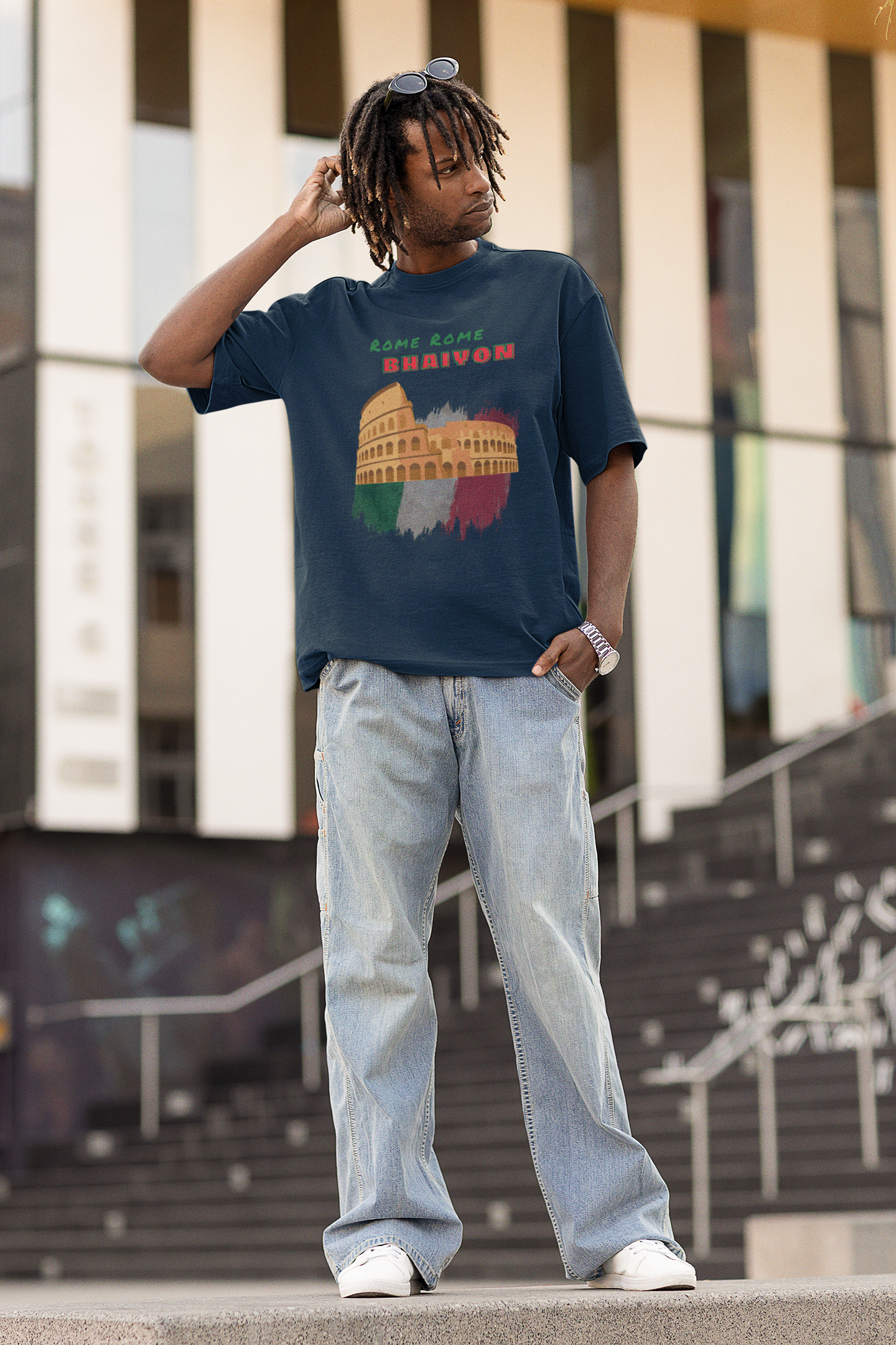 ROME standard oversized UNISEX premium pure cotton T-shirt