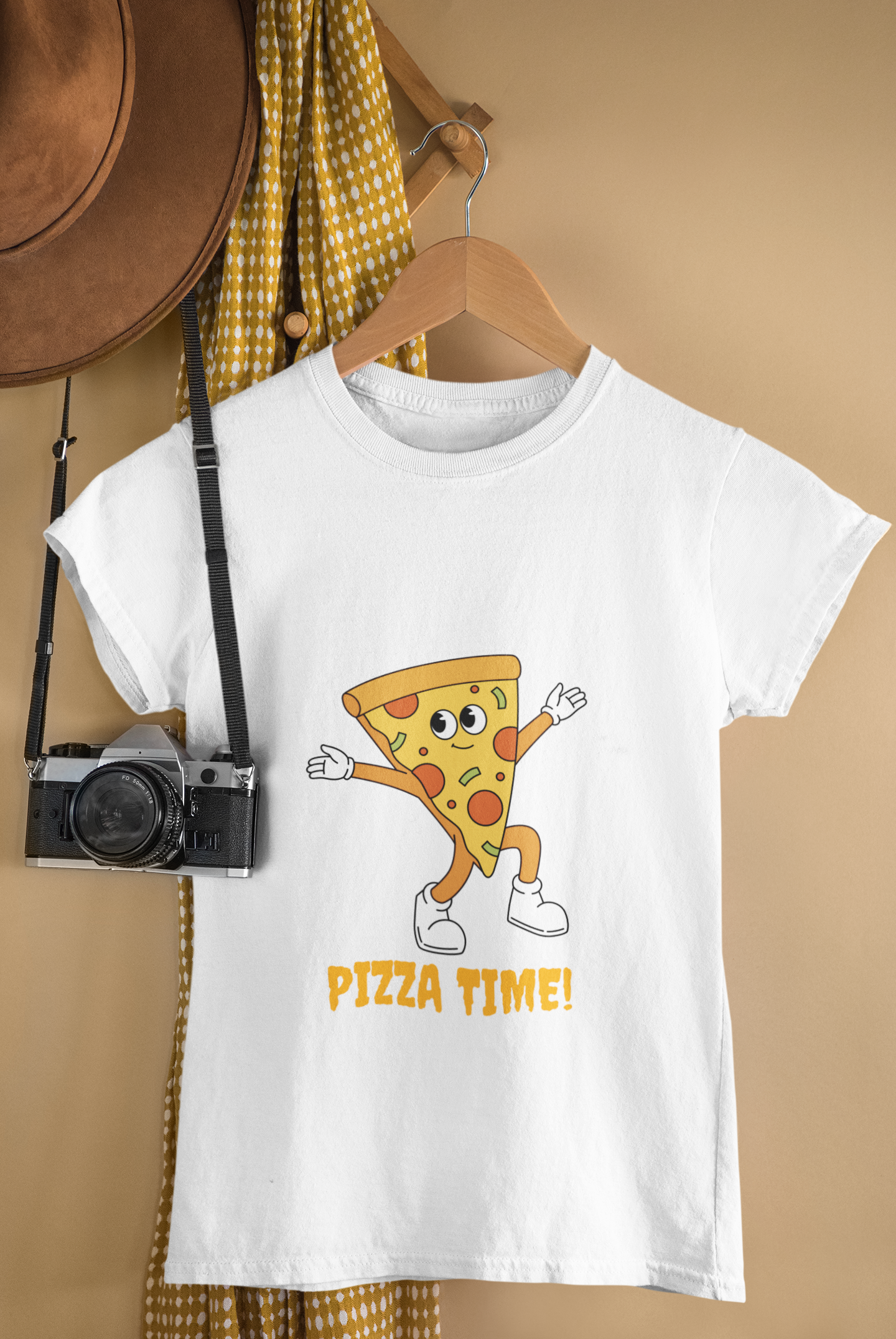 PIZZA premium pure cotton girl T-shirt