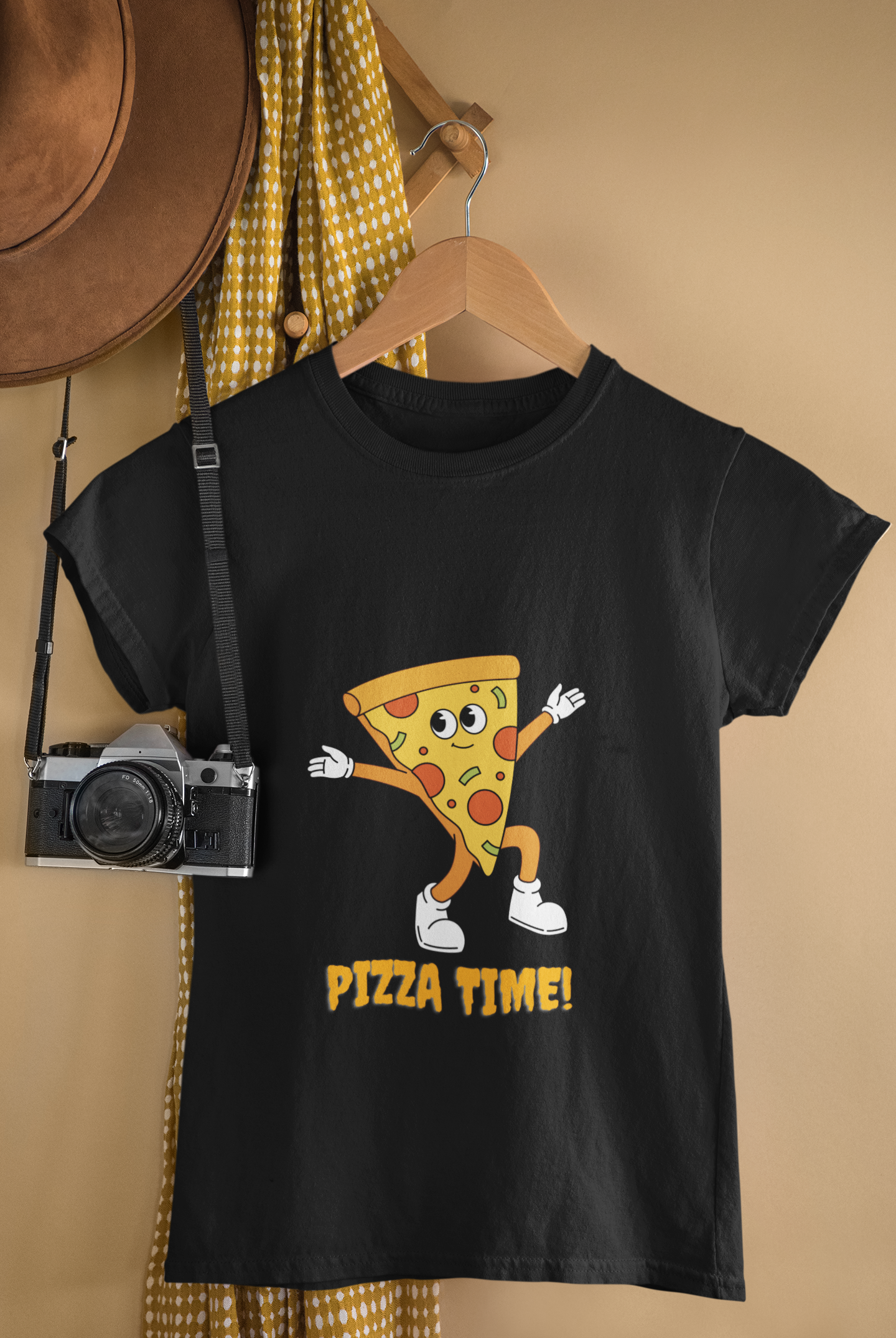 PIZZA premium pure cotton girl T-shirt