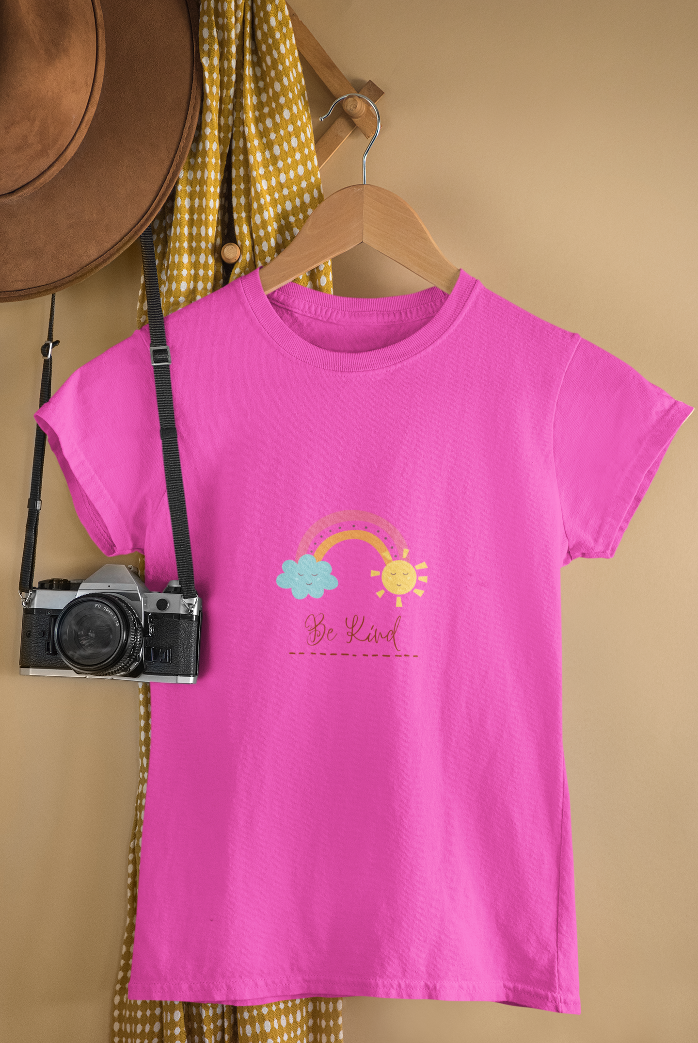BE KIND premium pure cotton girl T-shirt