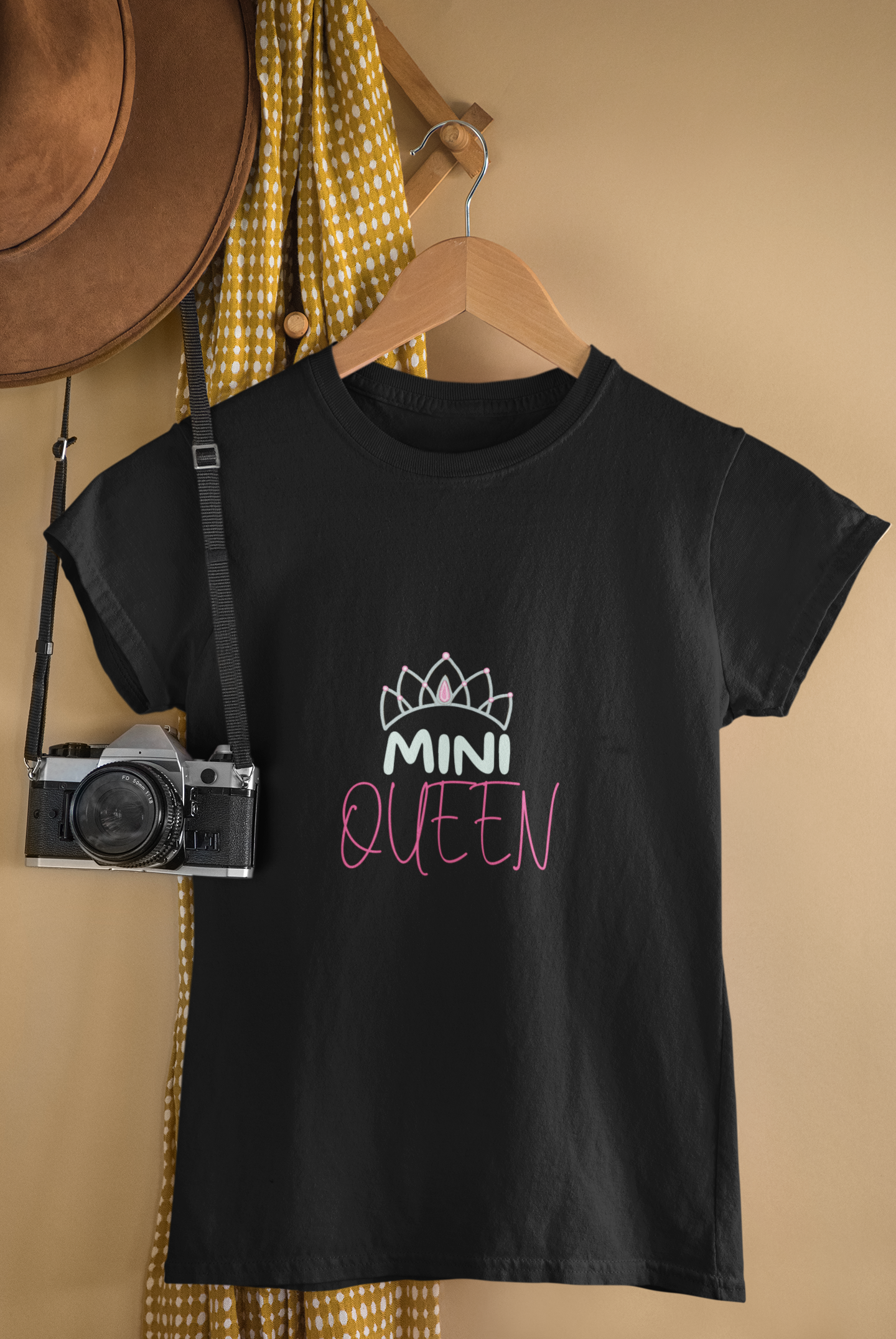 MINI QUEEN premium pure cotton girl T-shirt