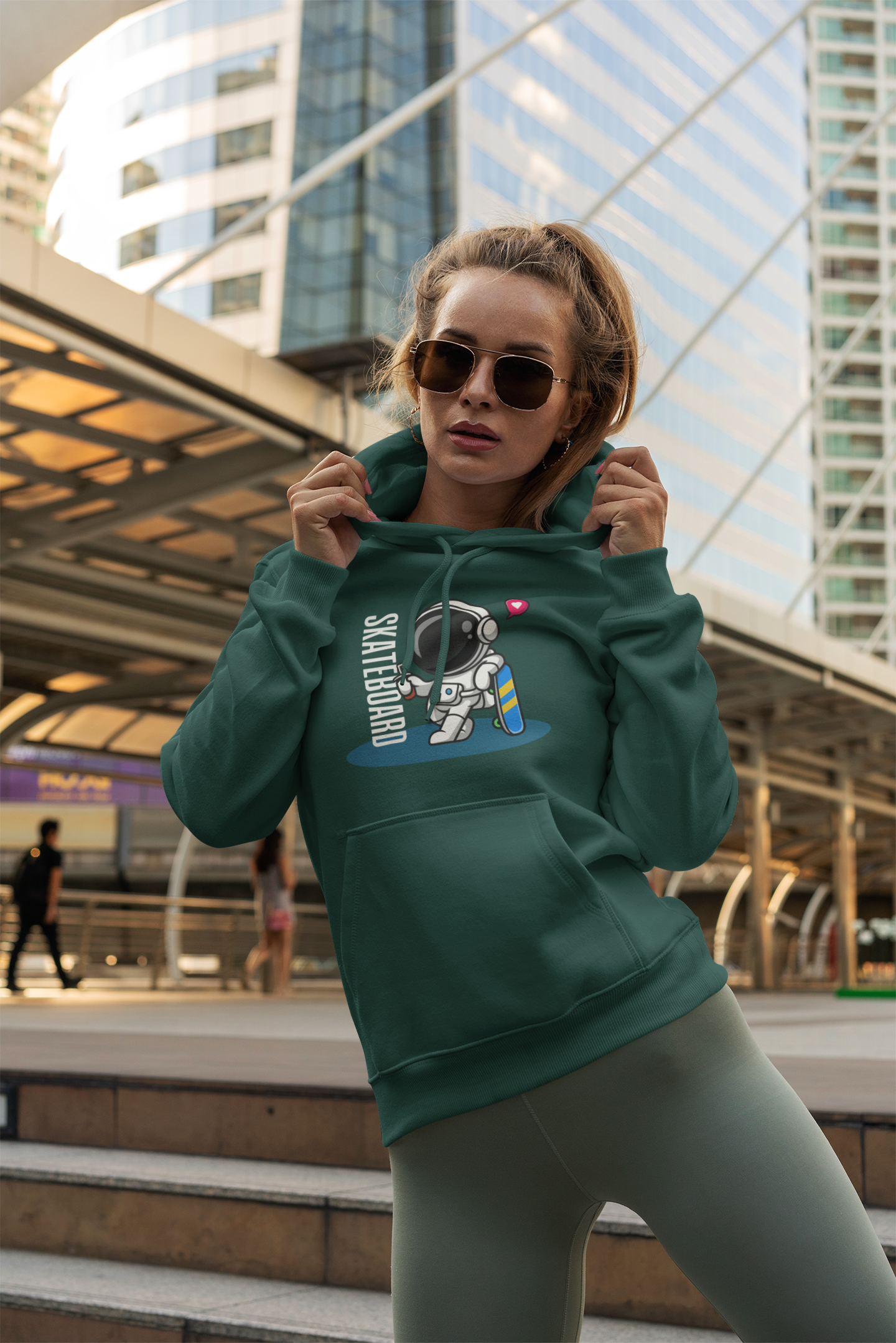 SKATEBOARD oversized UNISEX hoodie