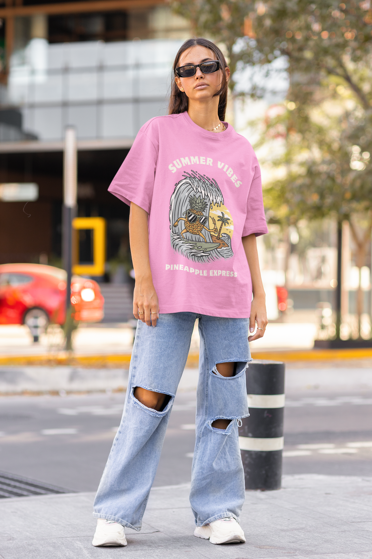 PINEAPPLE classic oversized UNISEX premium pure cotton T-shirt