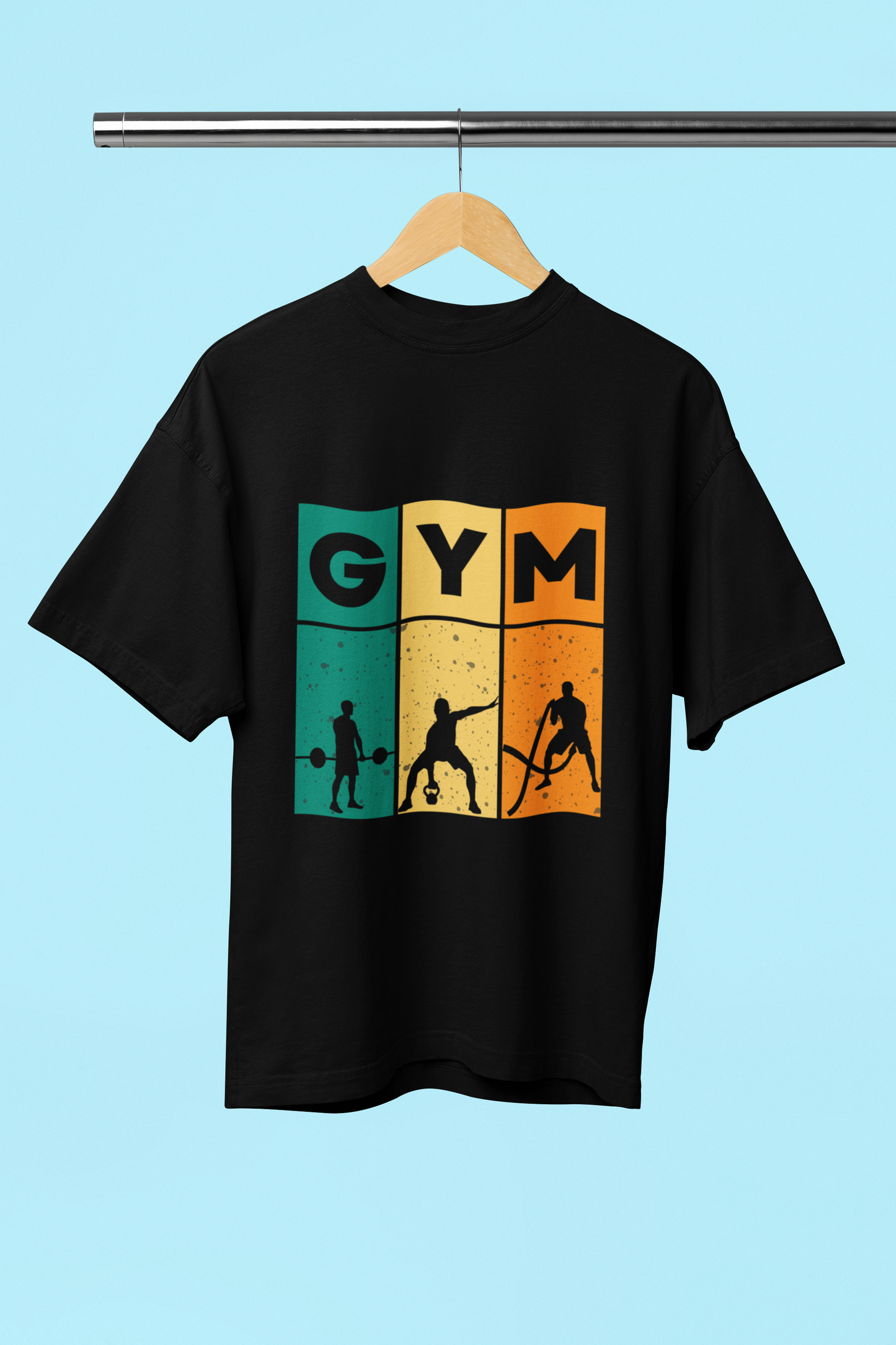GYM classic oversized UNISEX premium pure cotton T-shirt