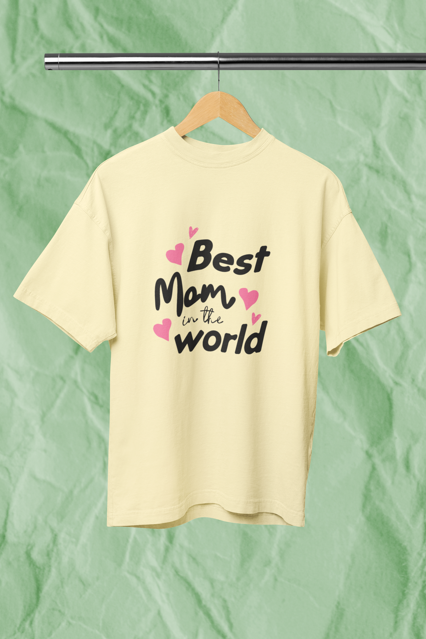 BEST MOM standard oversized premium pure cotton WOMEN T-shirt