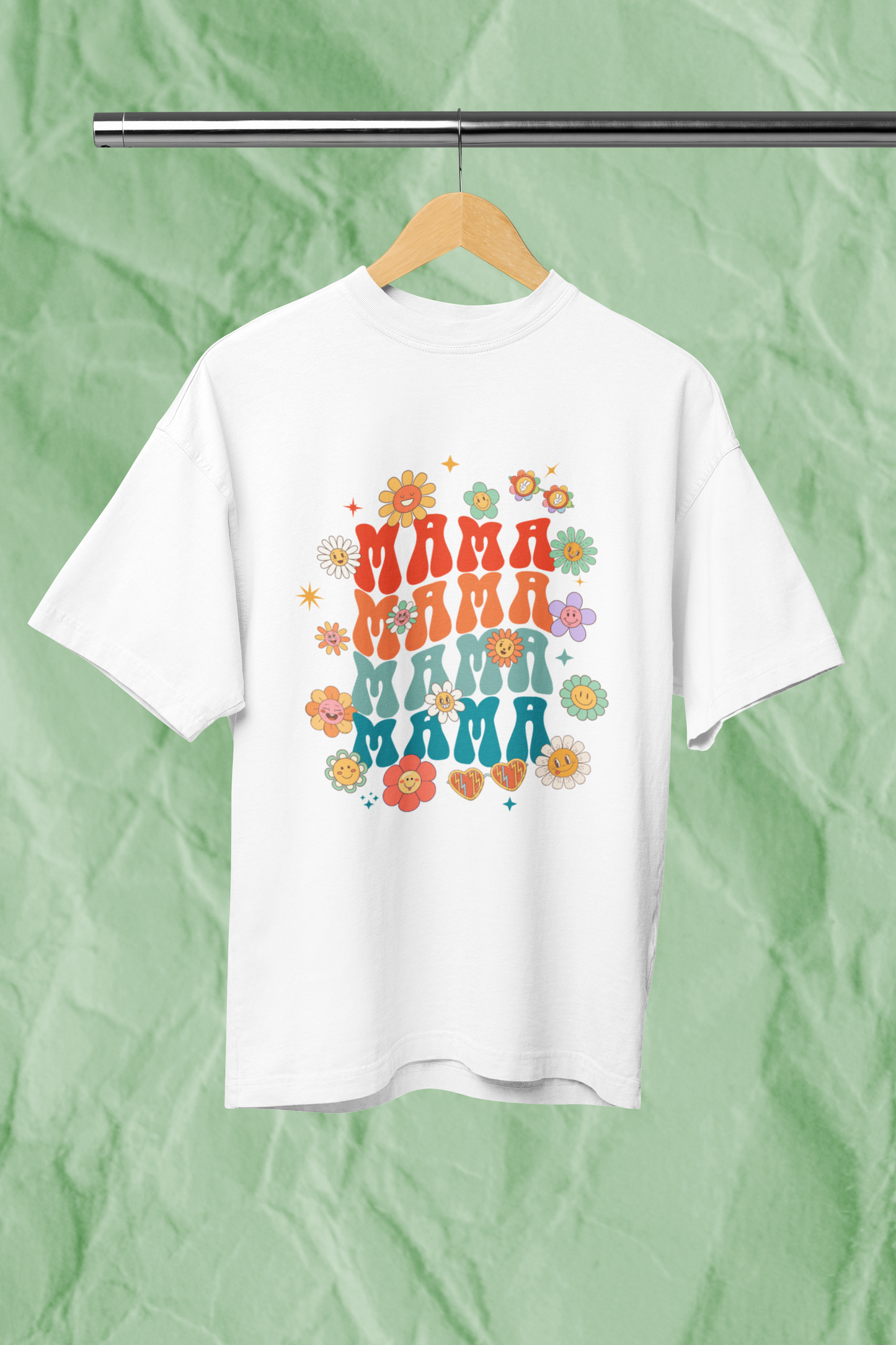 MAMA standard oversized premium pure cotton WOMEN T-shirt