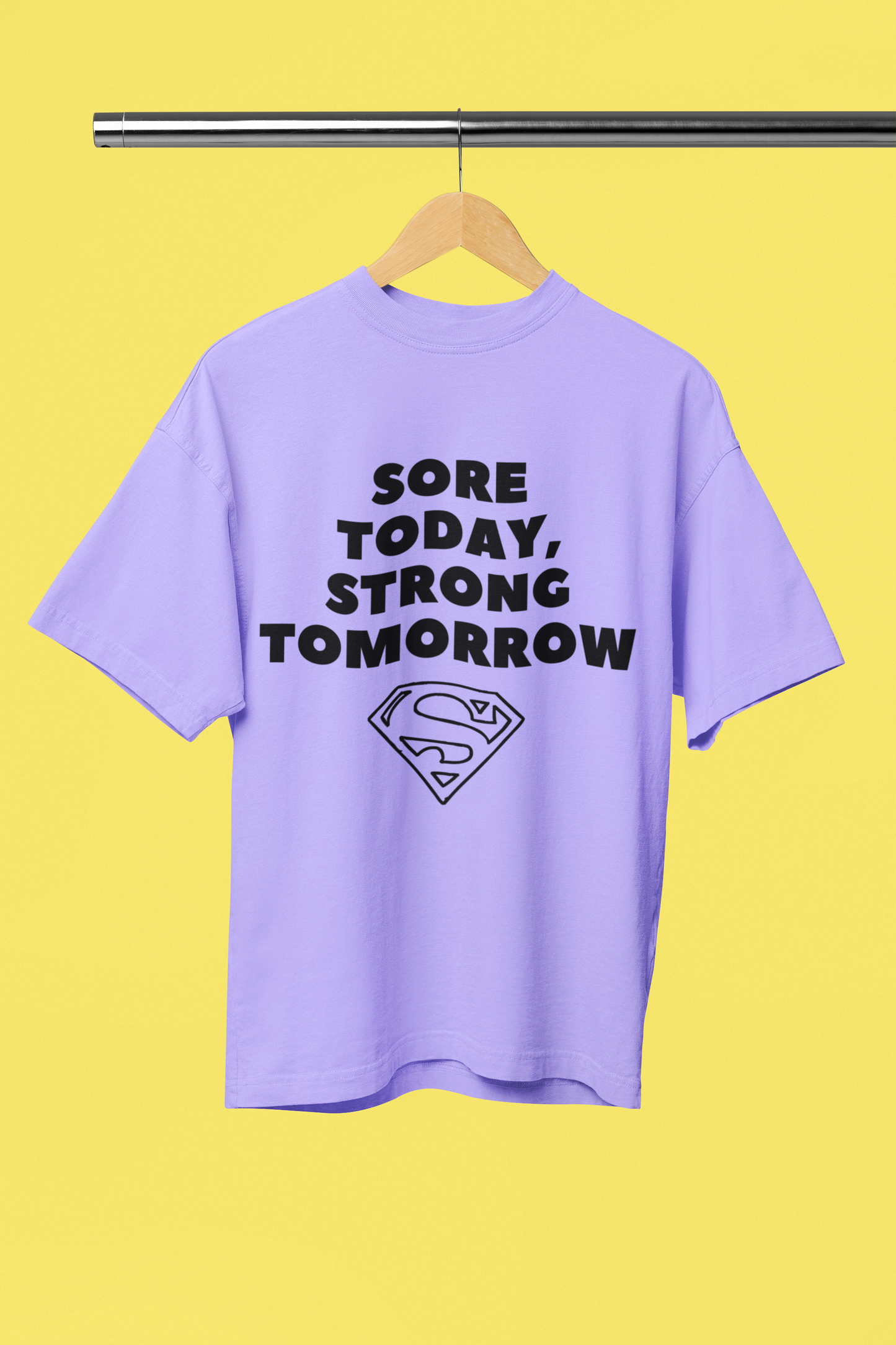 STRONG TOMORROW classic oversized UNISEX premium pure cotton T-shirt