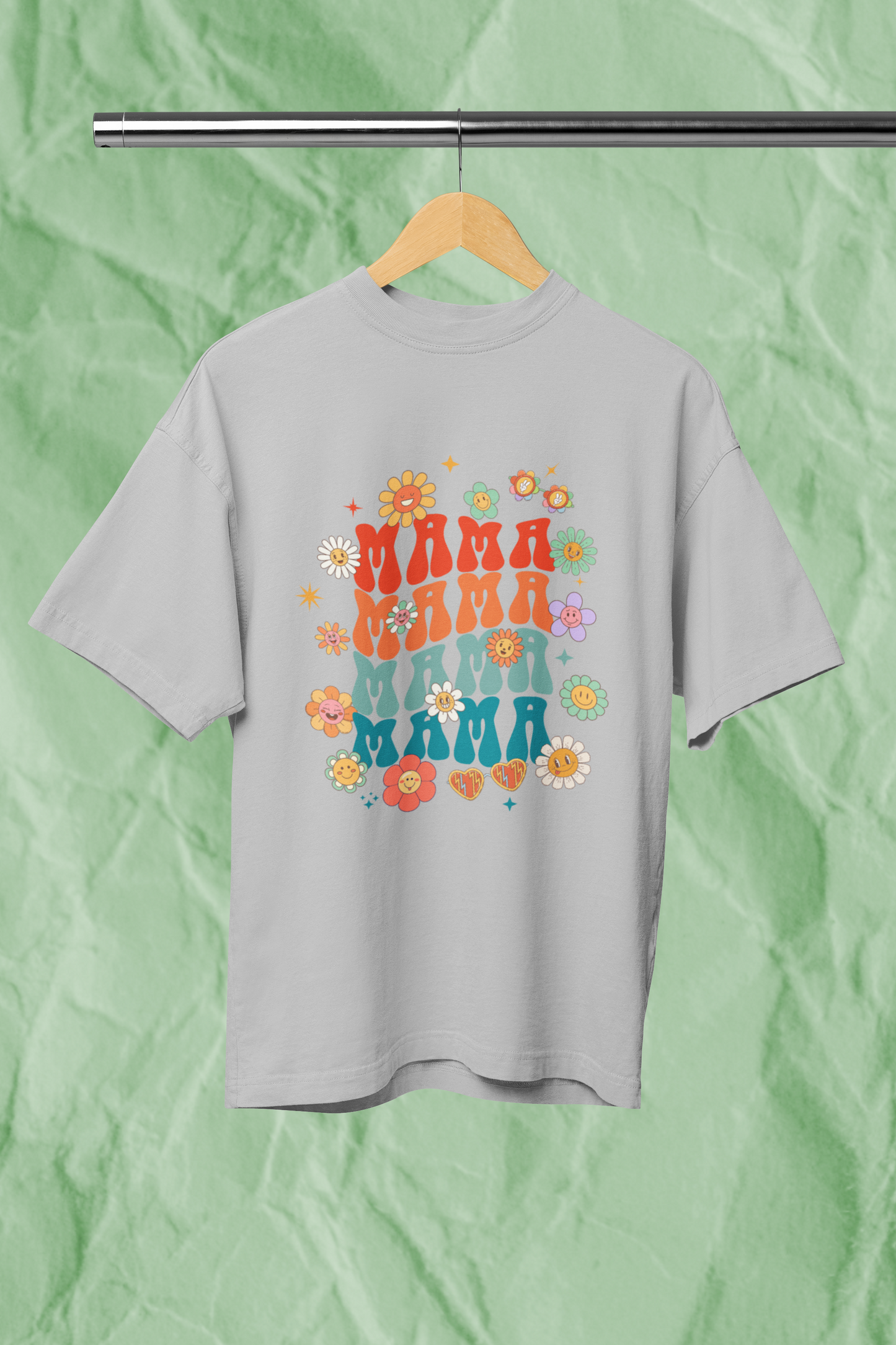 MAMA standard oversized premium pure cotton WOMEN T-shirt