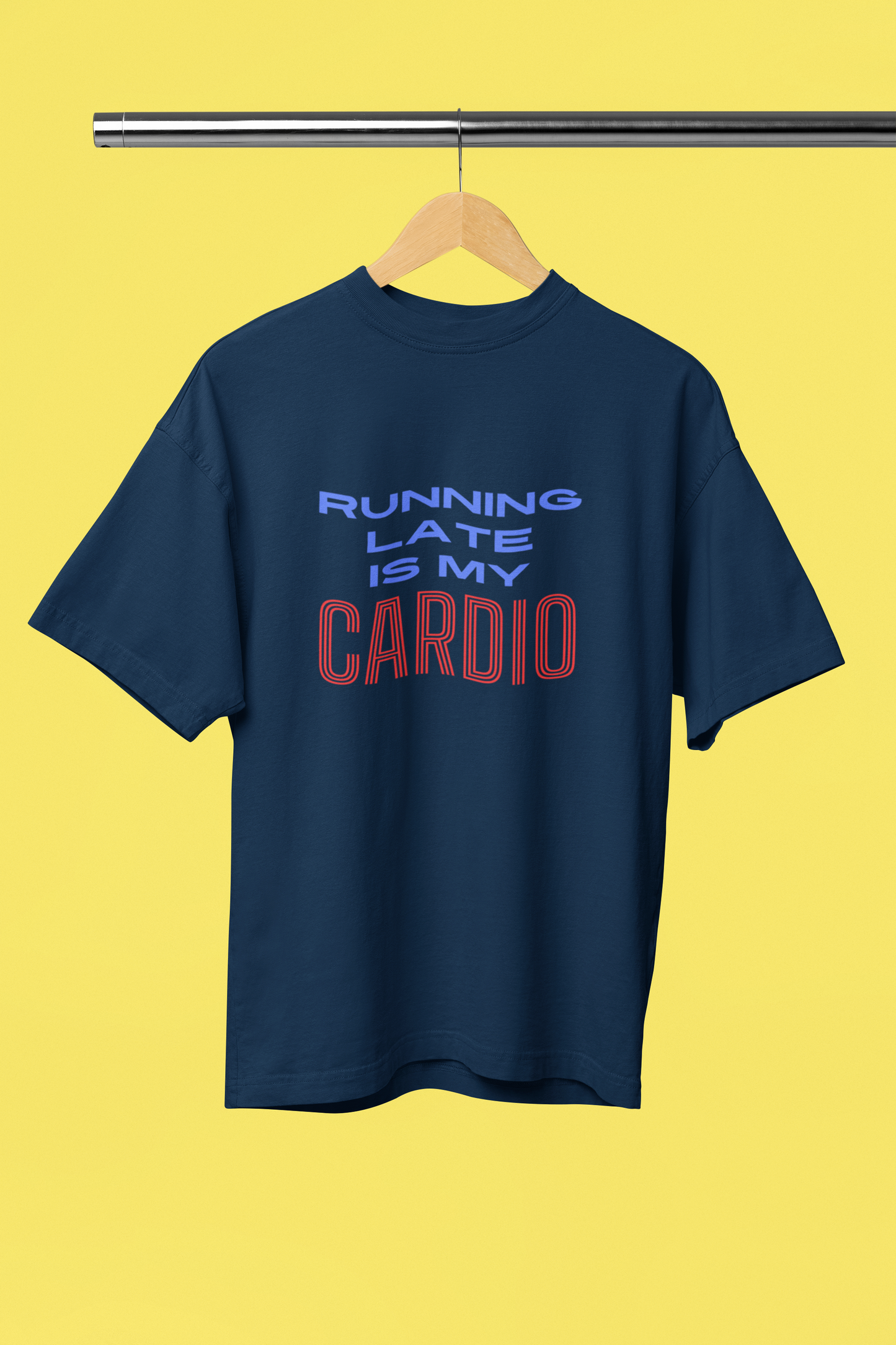 CARDIO classic oversized UNISEX premium pure cotton T-shirt