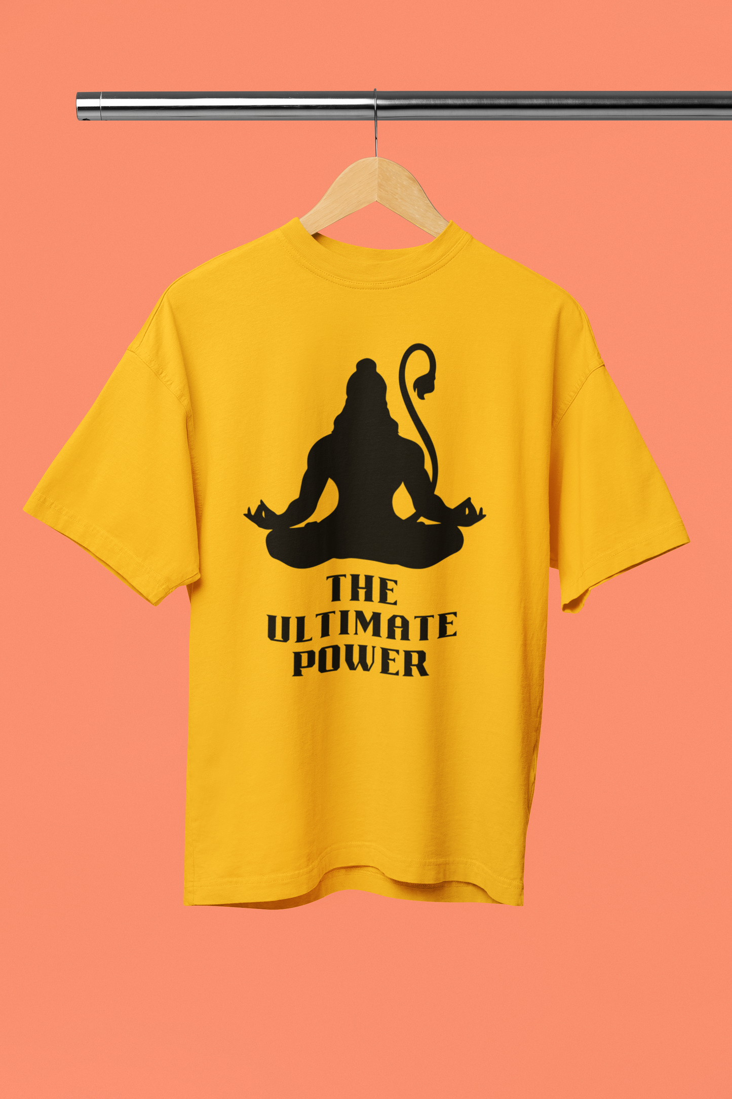 BAJRANGBALI classic oversized UNISEX premium pure cotton T-shirt