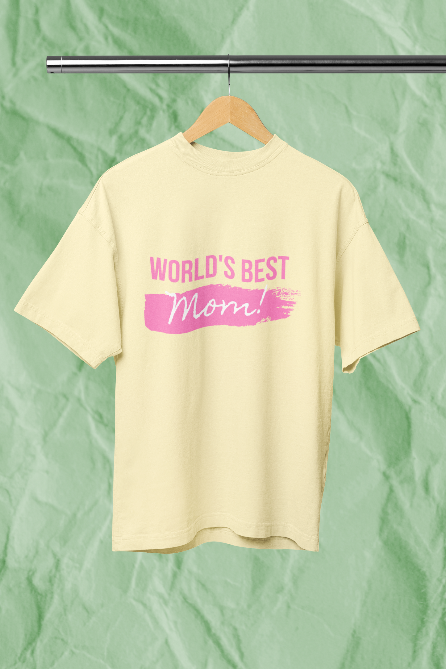BEST MOM standard oversized premium pure cotton WOMEN T-shirt