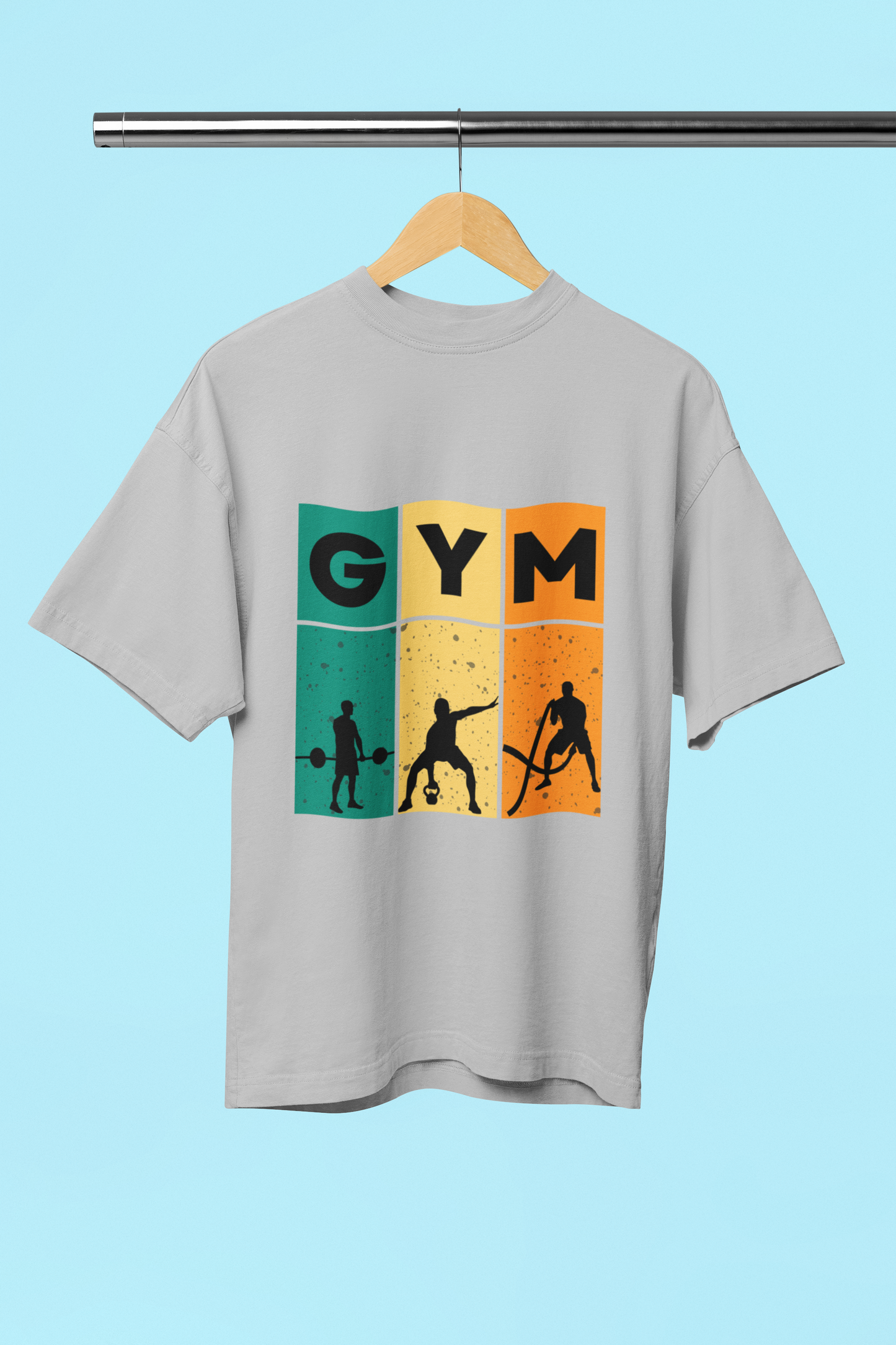 GYM classic oversized UNISEX premium pure cotton T-shirt