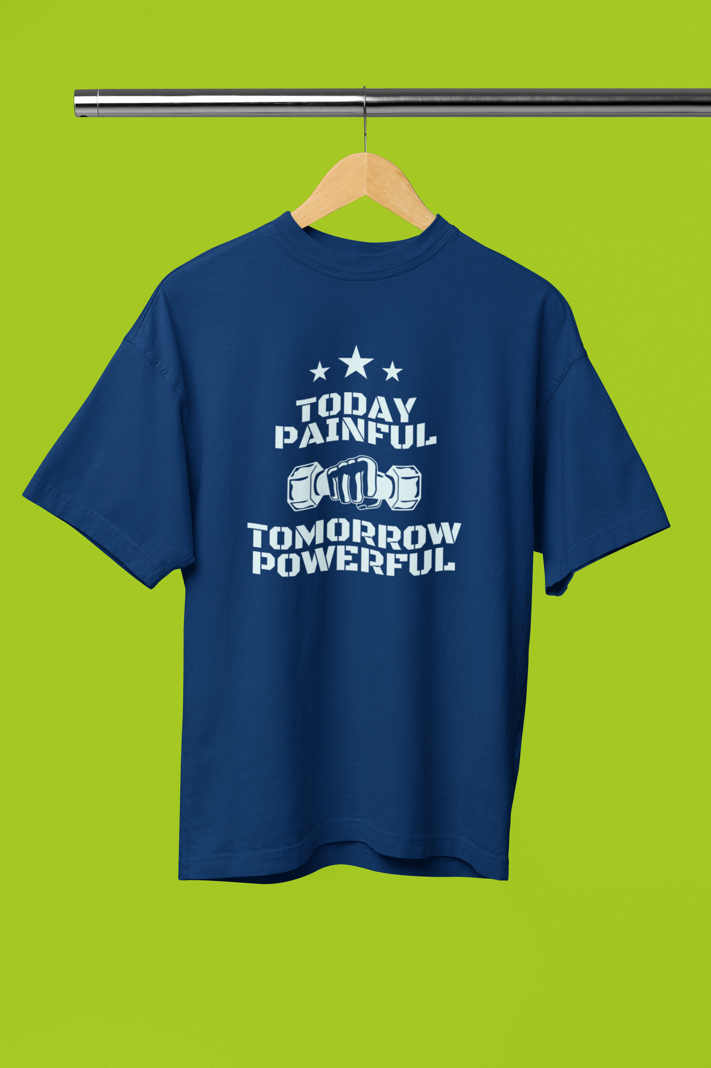 POWERFUL classic oversized UNISEX premium pure cotton T-shirt
