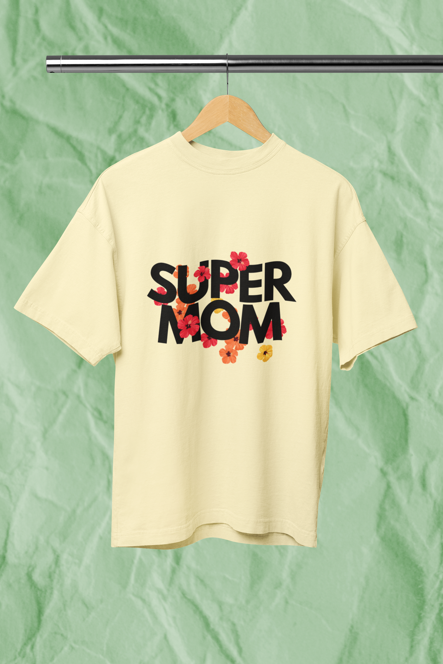 SUPER MOM standard oversized premium pure cotton WOMEN T-shirt