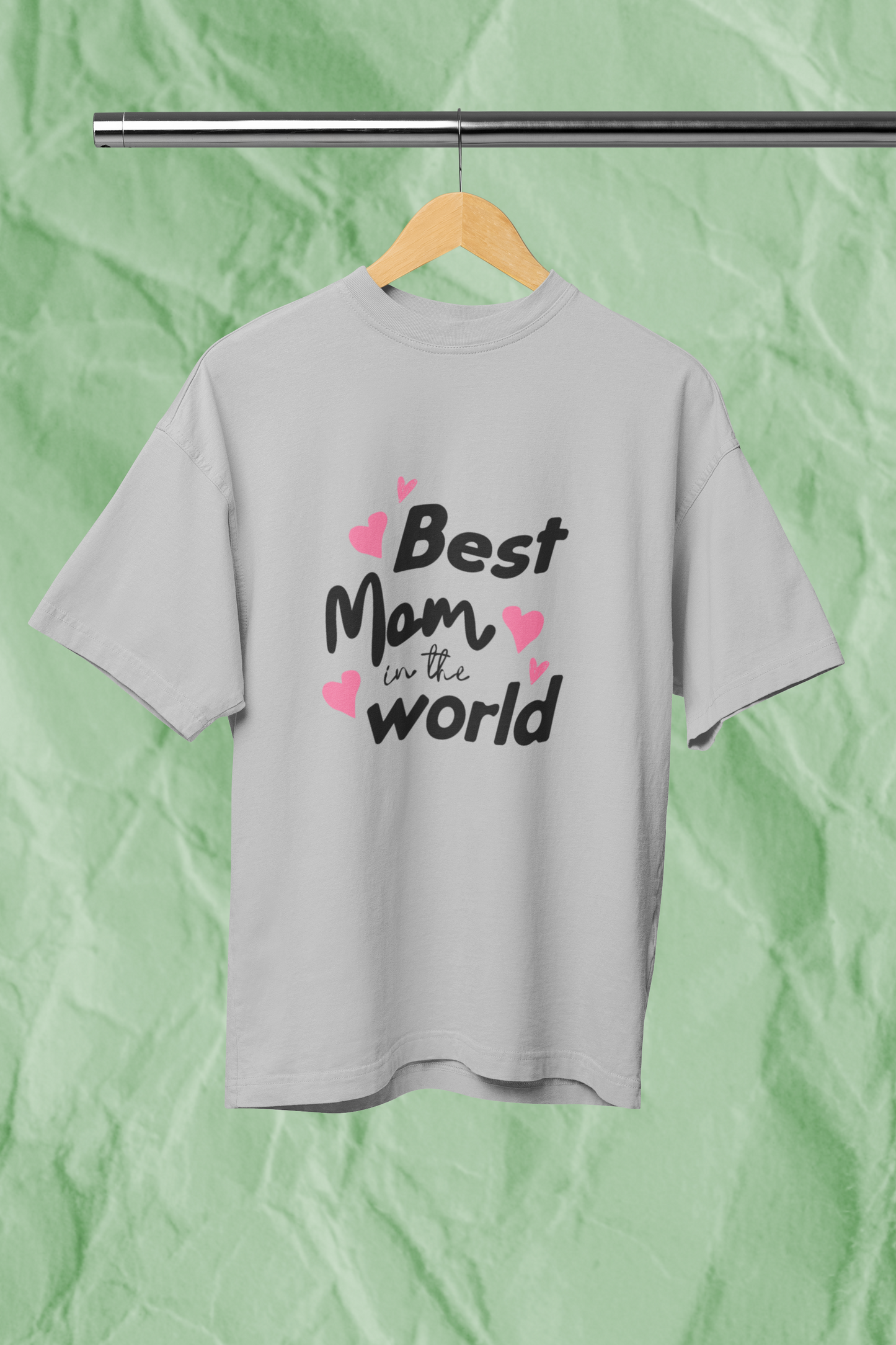 BEST MOM standard oversized premium pure cotton WOMEN T-shirt