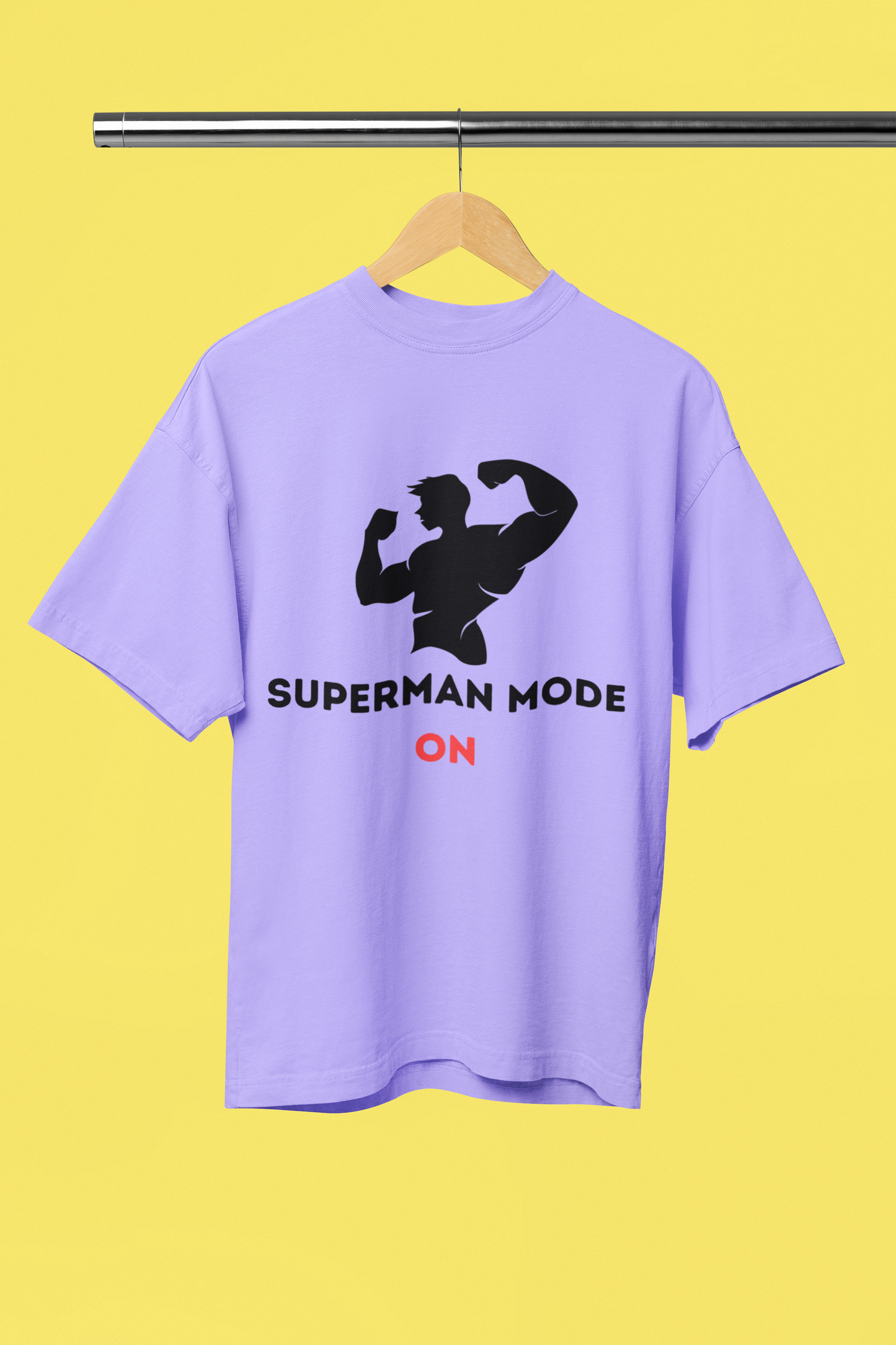 SUPERMAN MODE classic oversized UNISEX premium pure cotton T-shirt