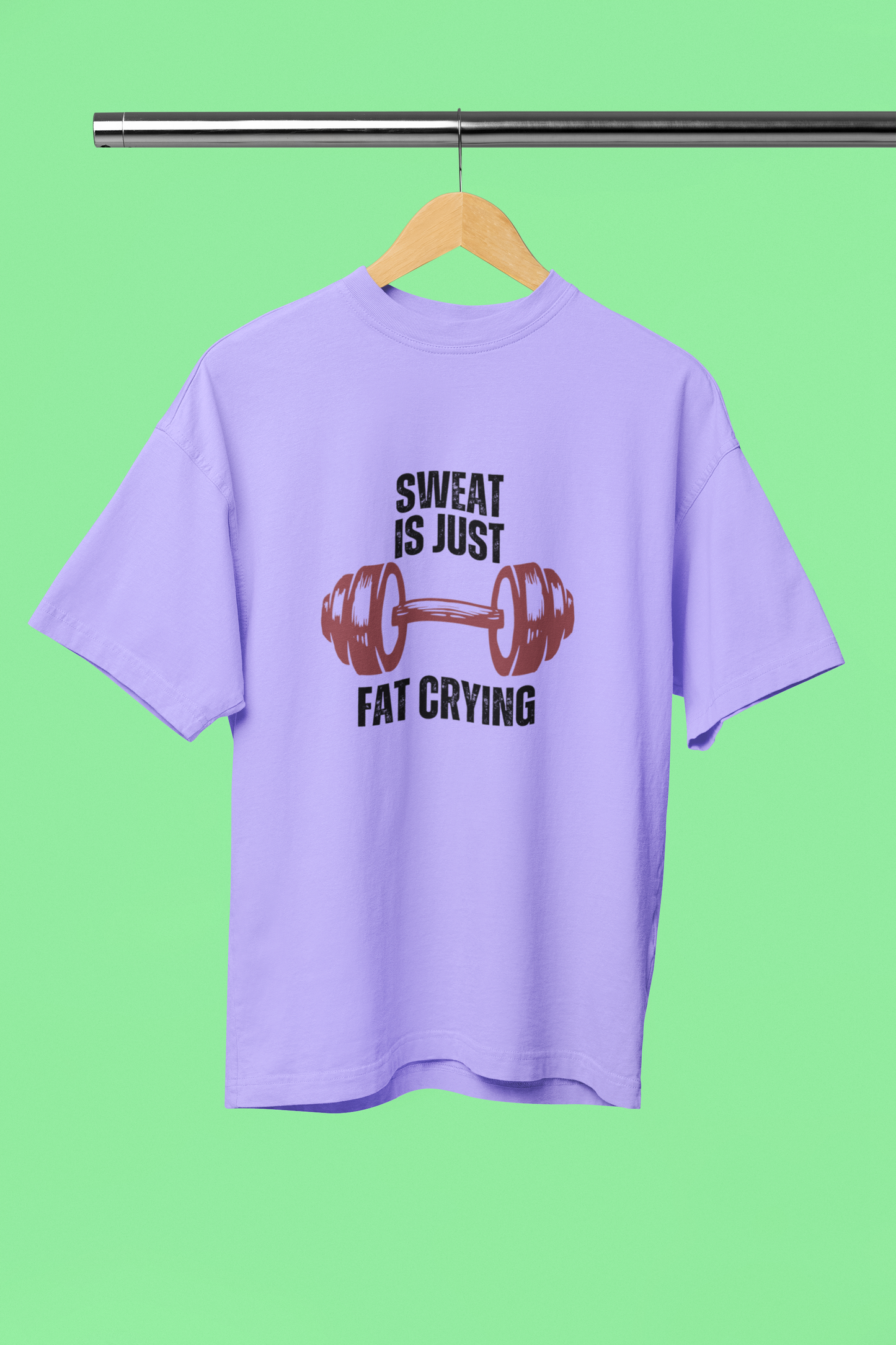FAT BURNING classic oversized UNISEX premium pure cotton T-shirt