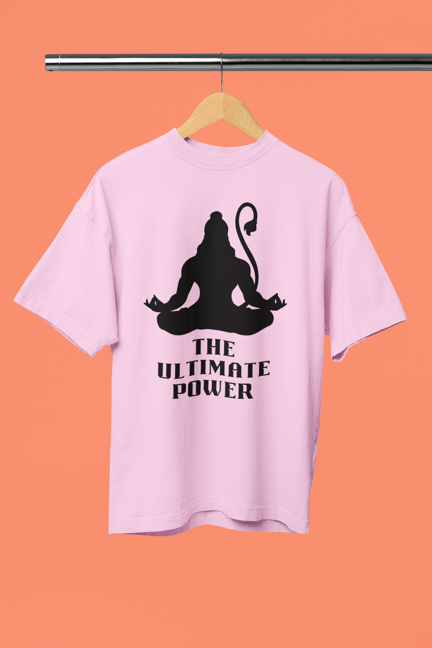 BAJRANGBALI classic oversized UNISEX premium pure cotton T-shirt