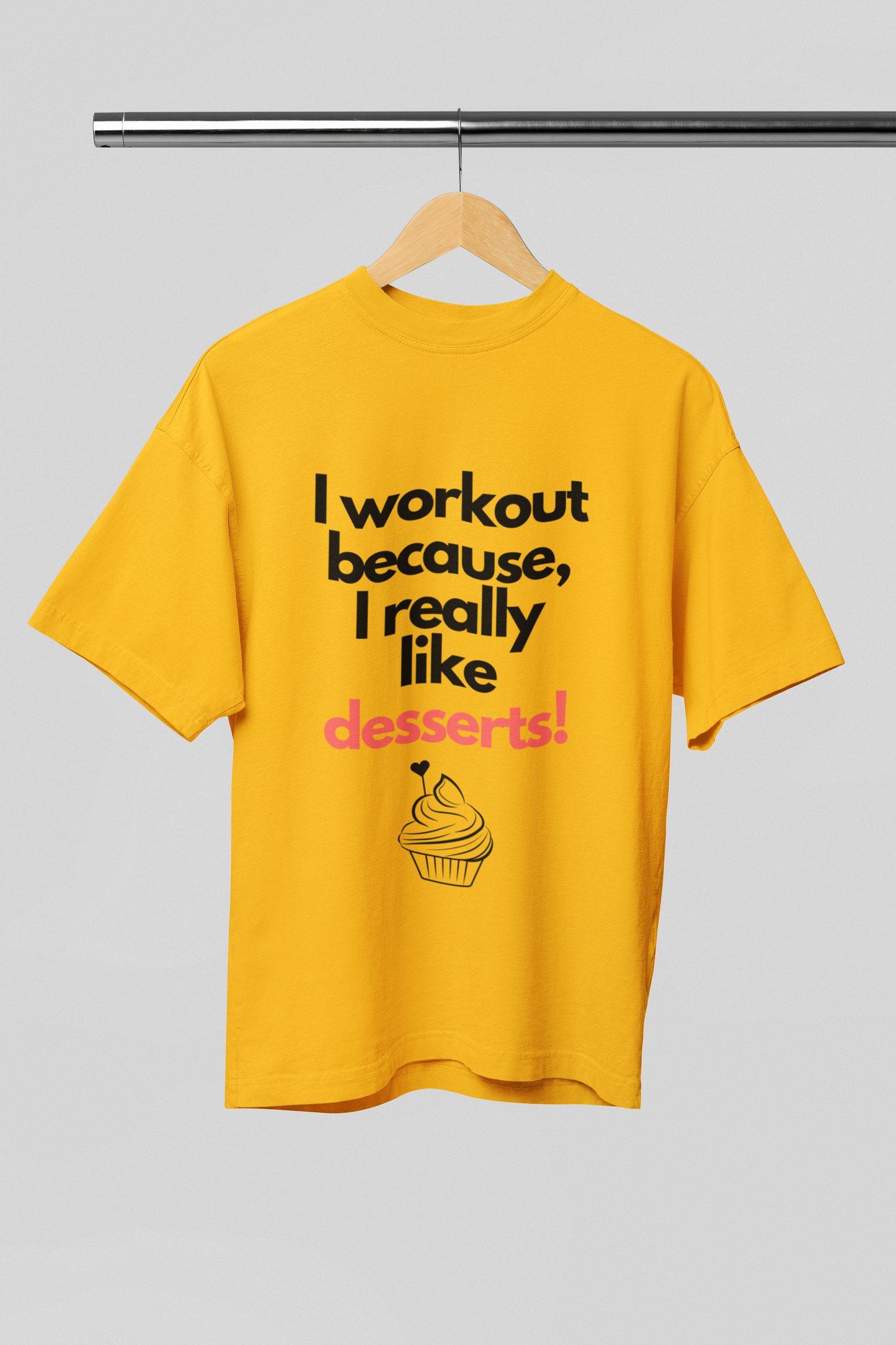 DESSERT classic oversized UNISEX premium pure cotton T-shirt