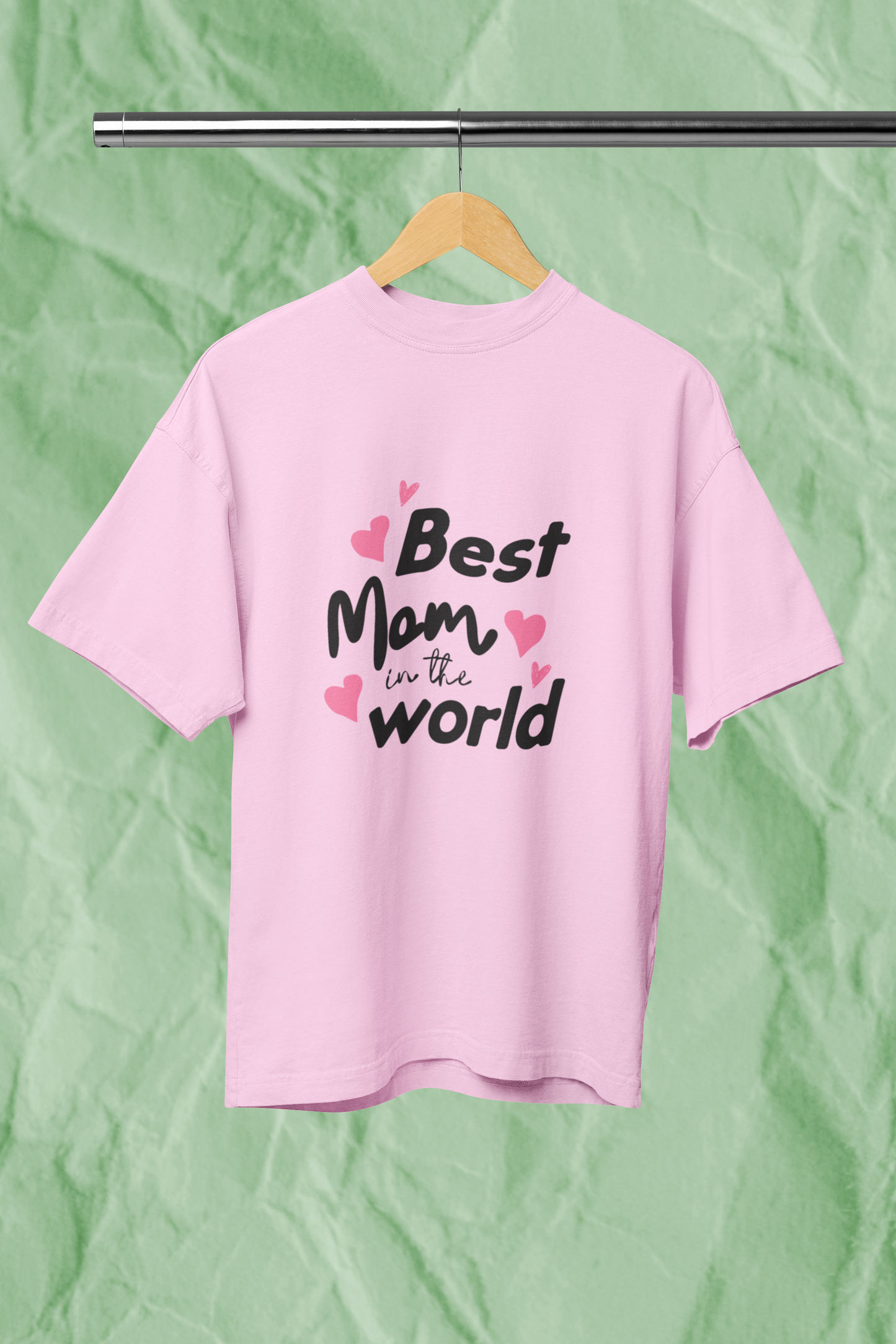 BEST MOM standard oversized premium pure cotton WOMEN T-shirt
