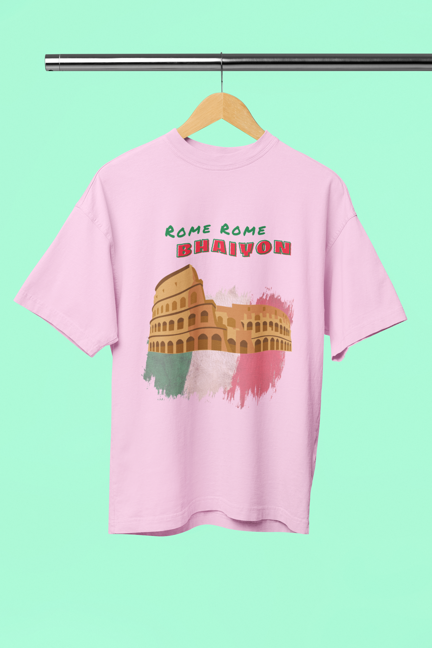 ROME standard oversized UNISEX premium pure cotton T-shirt