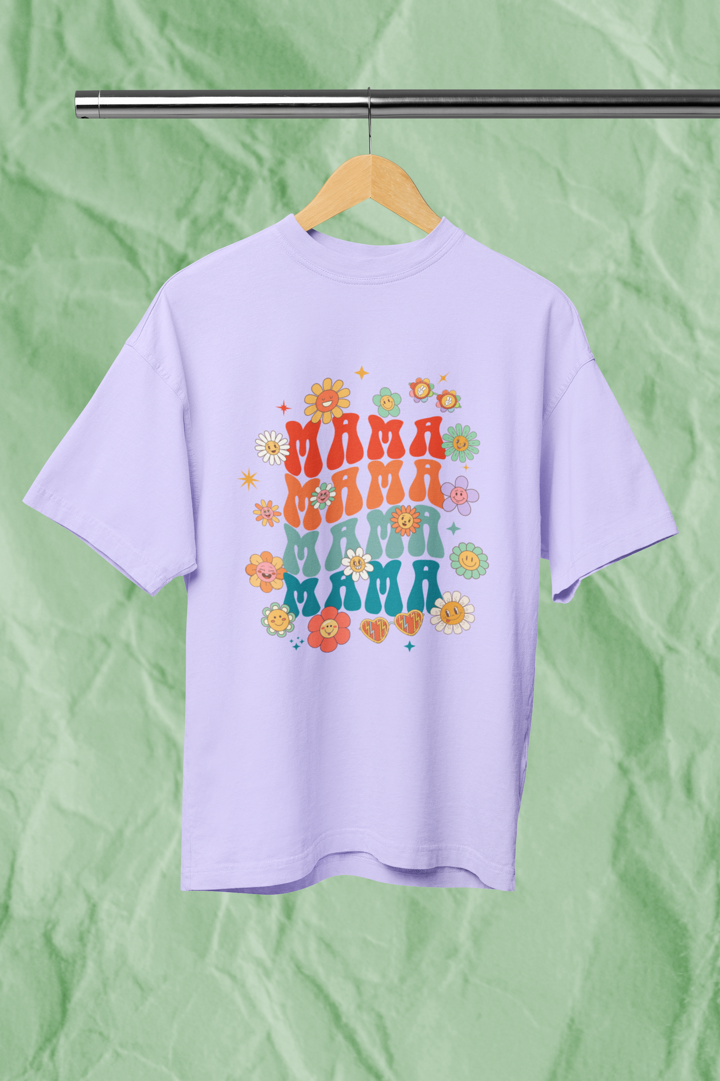 MAMA standard oversized premium pure cotton WOMEN T-shirt