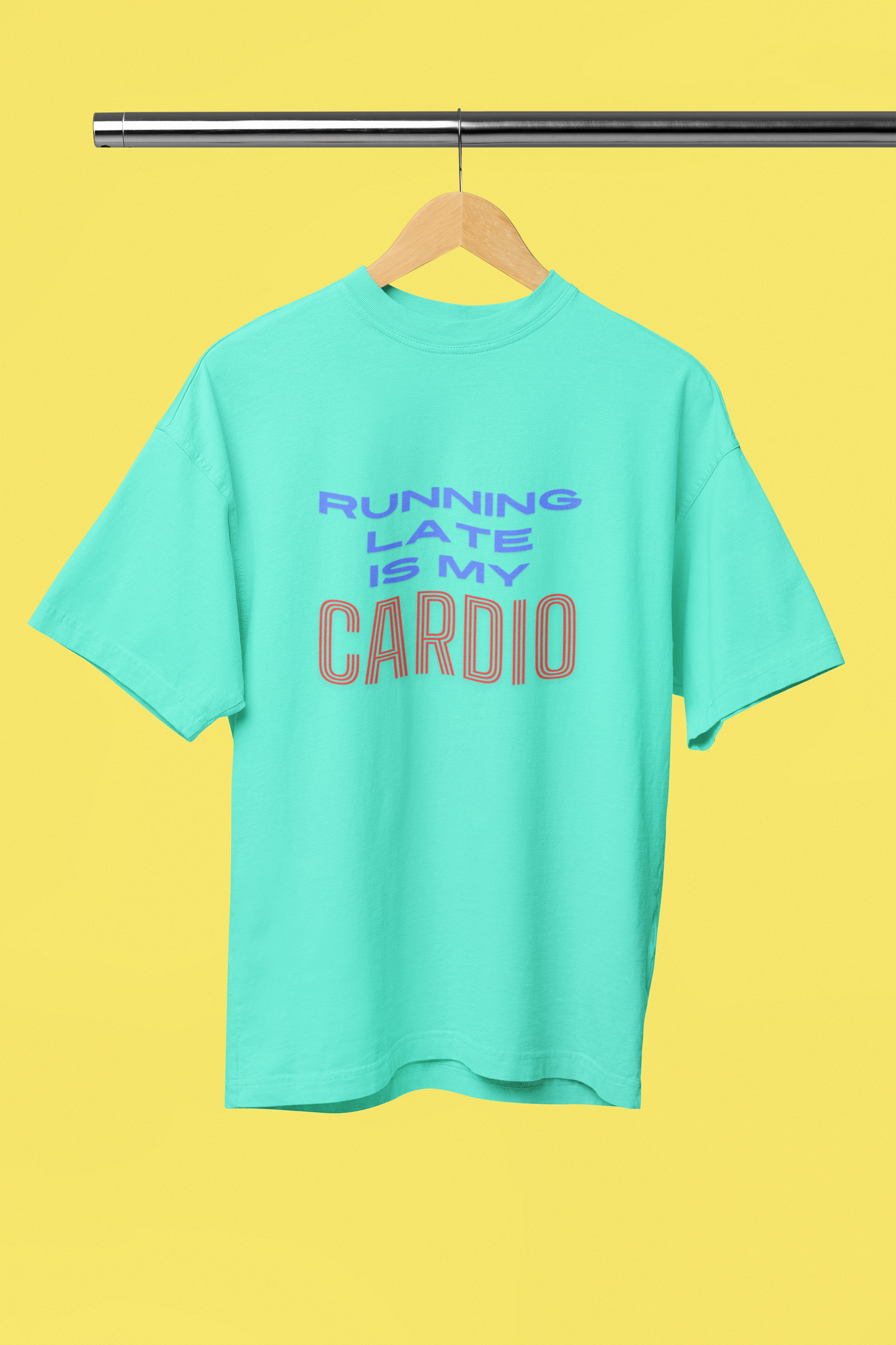 CARDIO classic oversized UNISEX premium pure cotton T-shirt