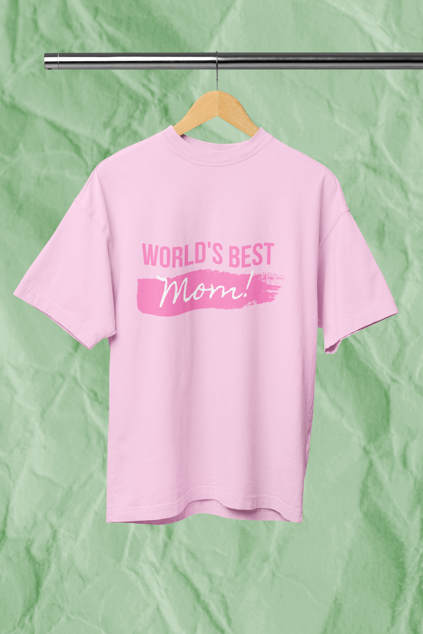 BEST MOM standard oversized premium pure cotton WOMEN T-shirt