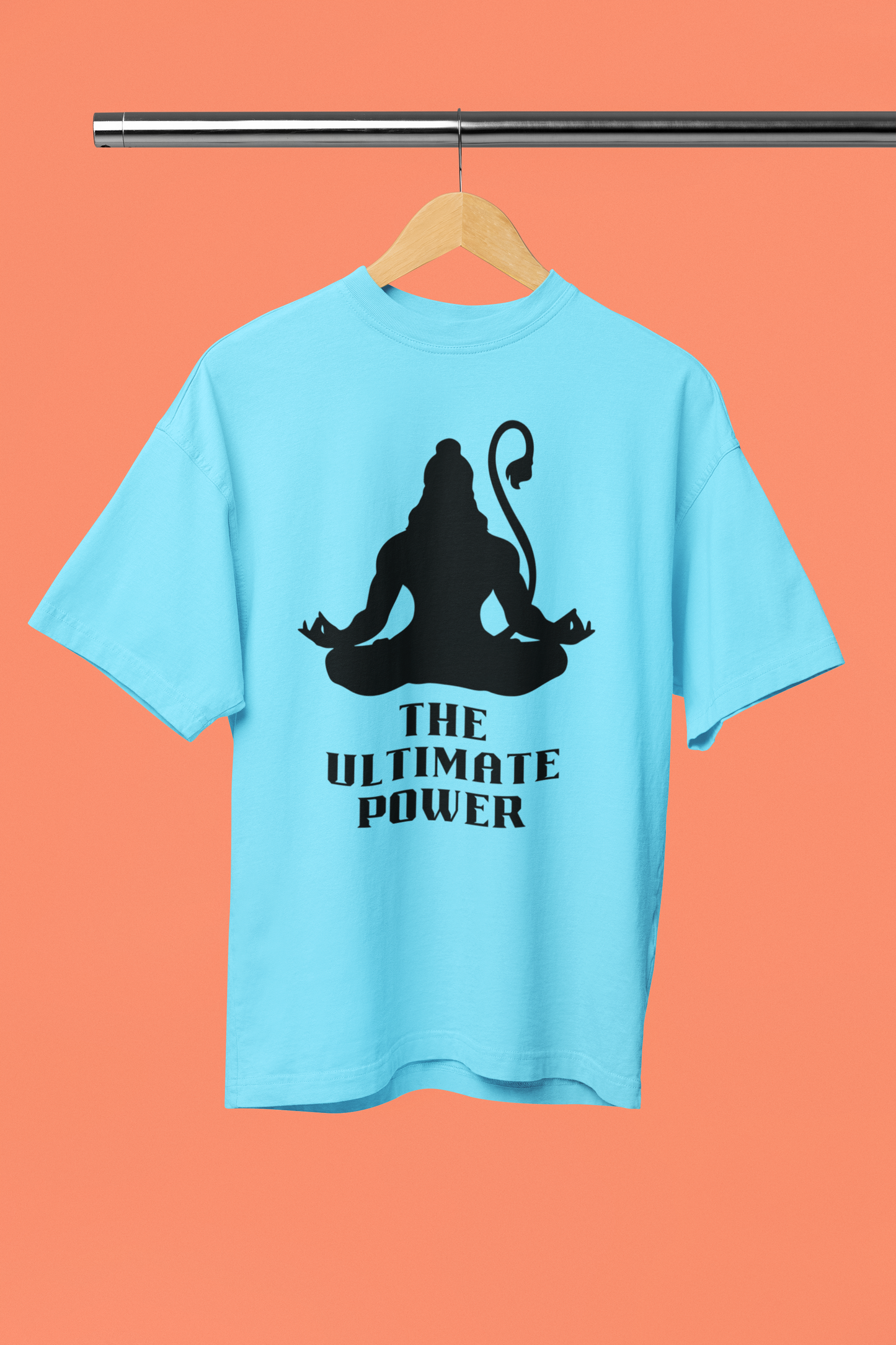 BAJRANGBALI classic oversized UNISEX premium pure cotton T-shirt