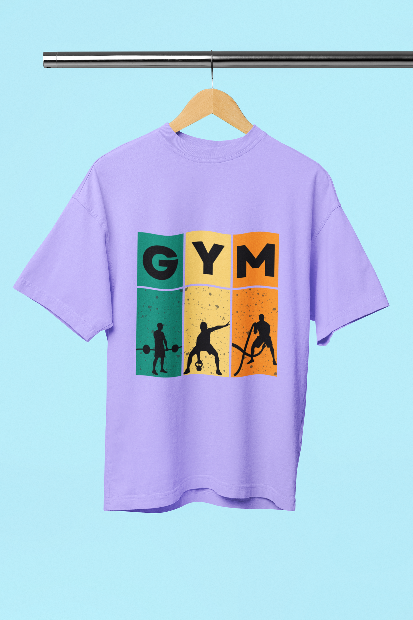GYM classic oversized UNISEX premium pure cotton T-shirt