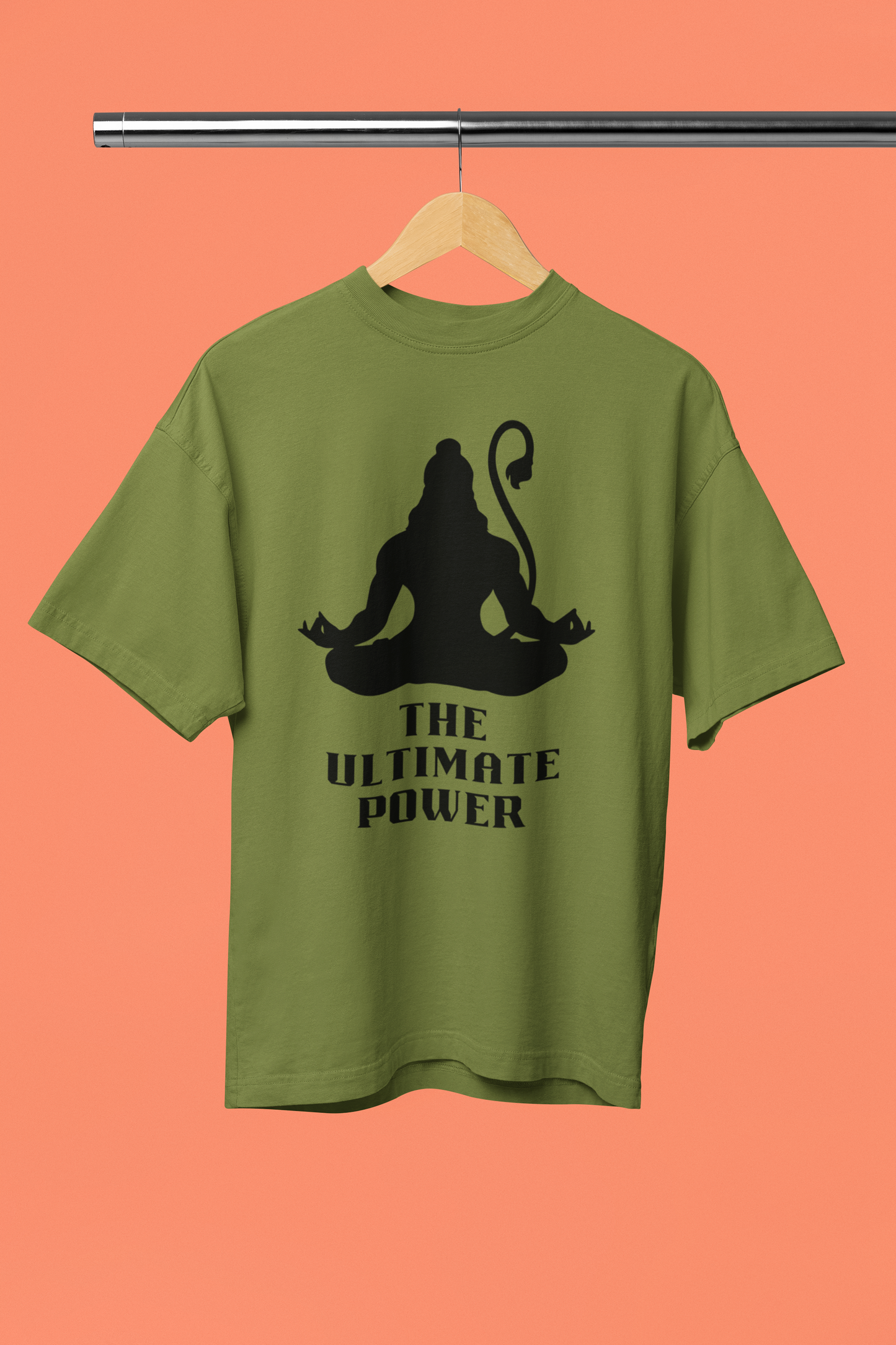 BAJRANGBALI classic oversized UNISEX premium pure cotton T-shirt