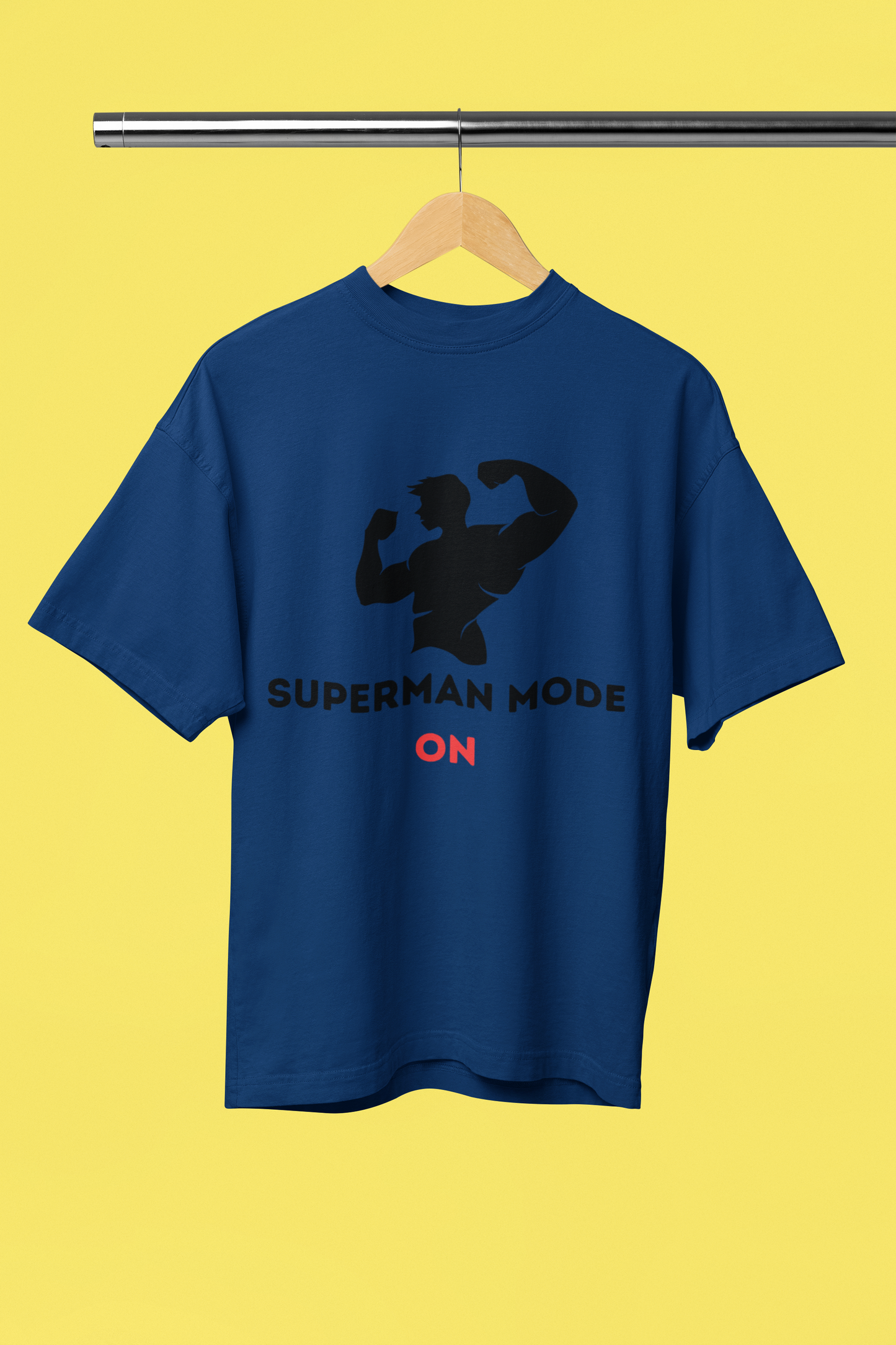 SUPERMAN MODE classic oversized UNISEX premium pure cotton T-shirt