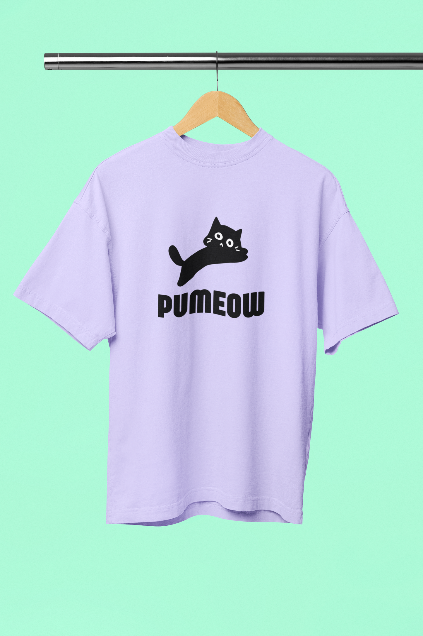 PUMEOW standard oversized UNISEX premium pure cotton T-shirt