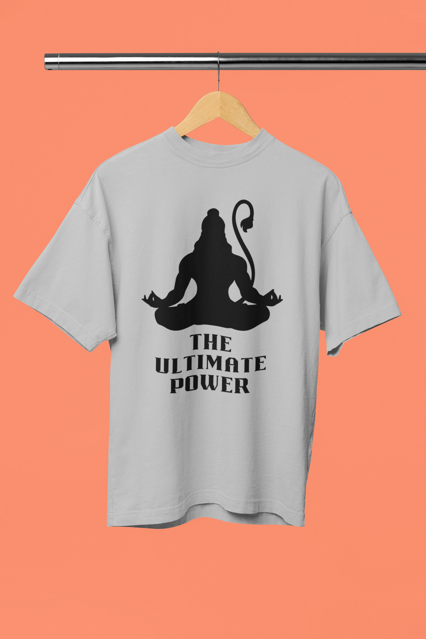 BAJRANGBALI classic oversized UNISEX premium pure cotton T-shirt