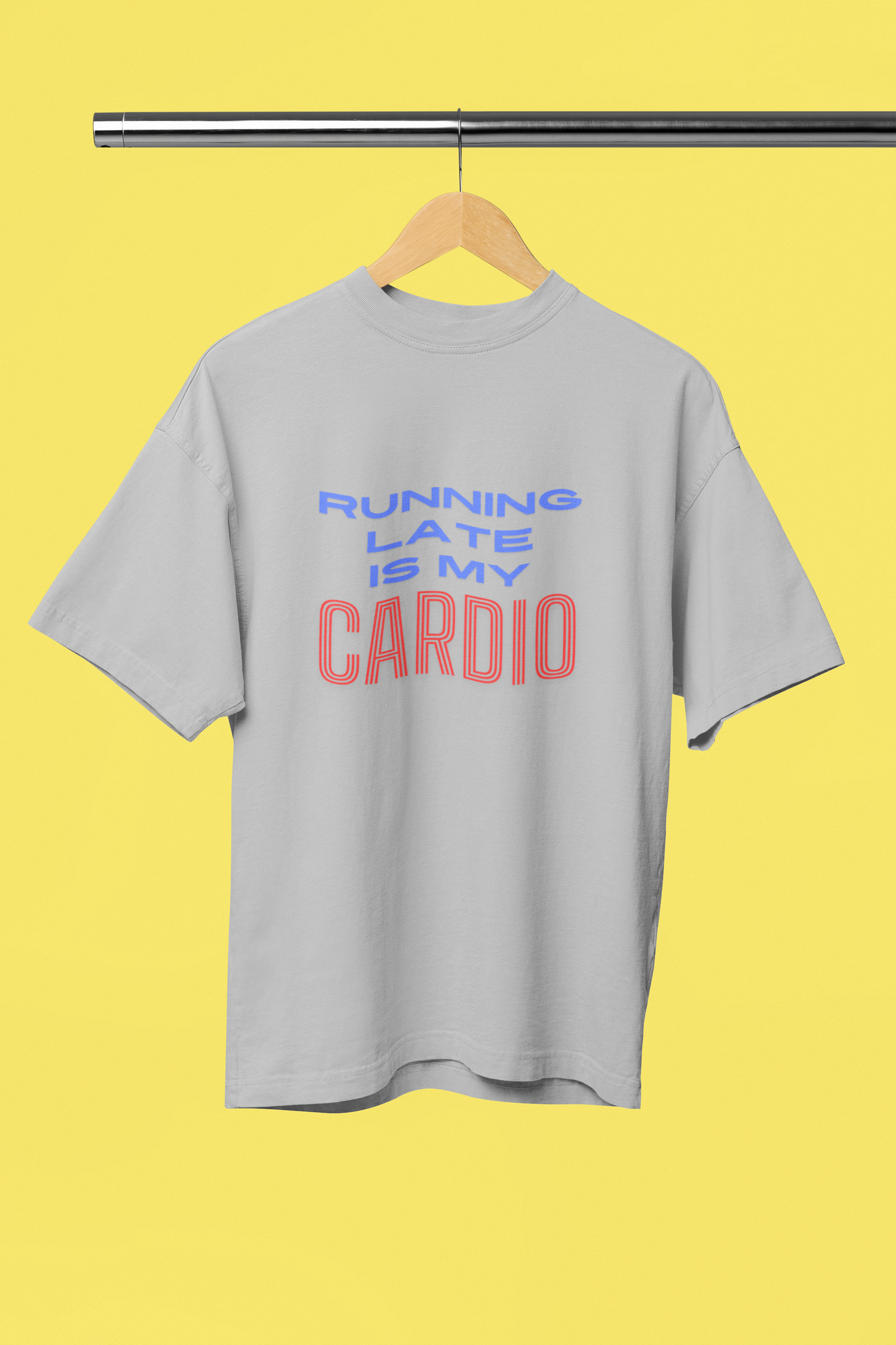 CARDIO classic oversized UNISEX premium pure cotton T-shirt