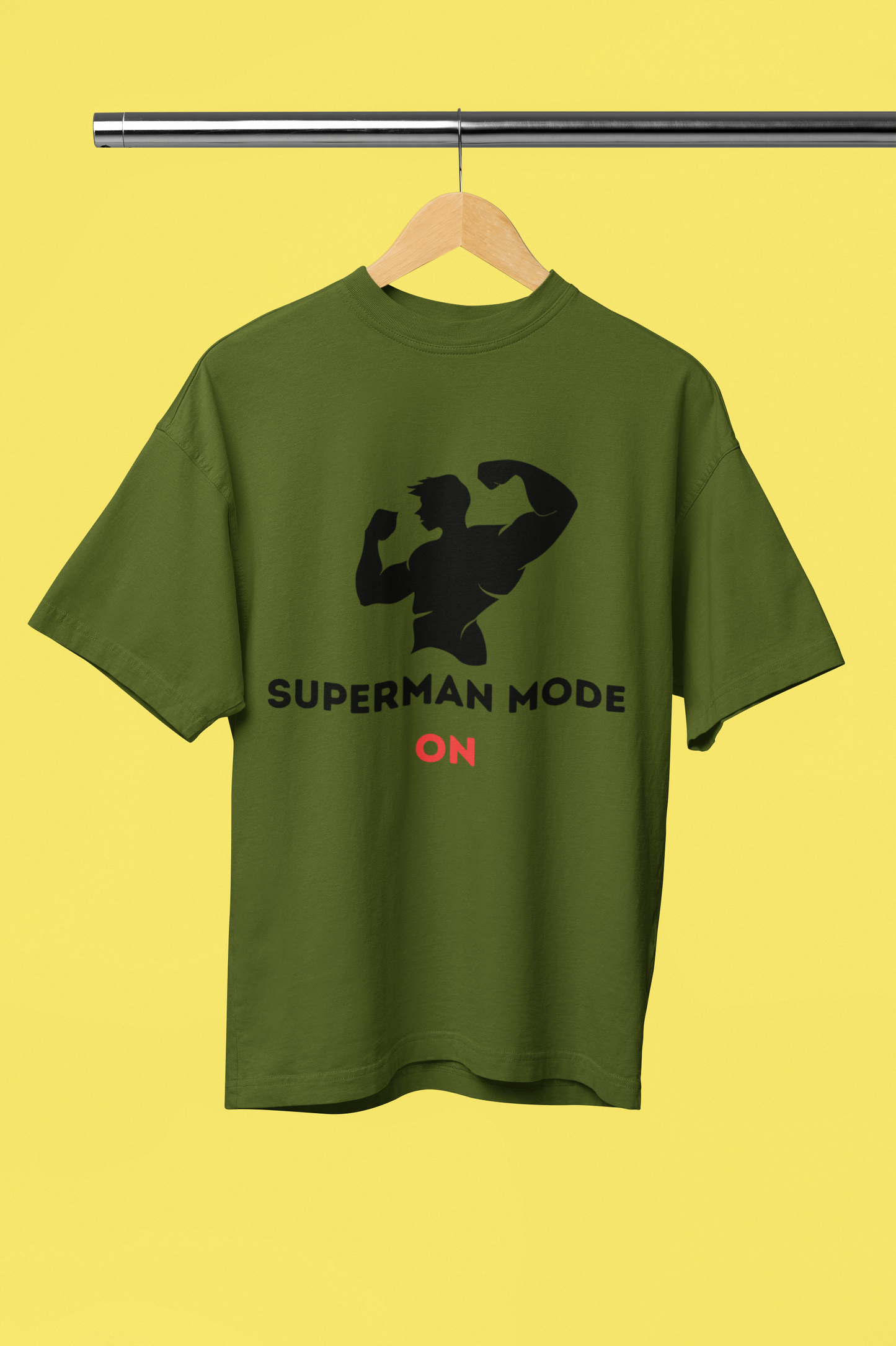 SUPERMAN MODE classic oversized UNISEX premium pure cotton T-shirt