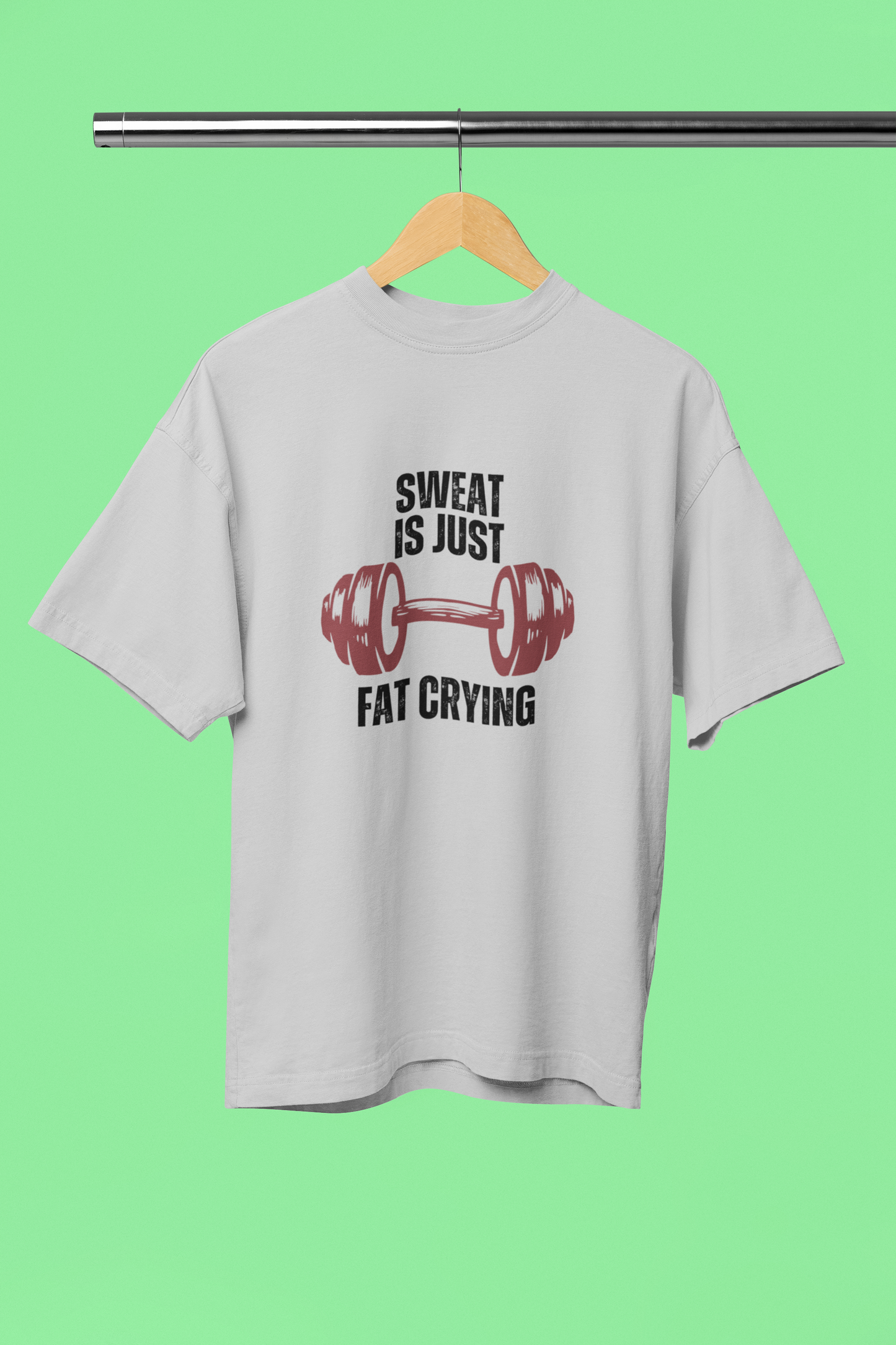 FAT BURNING classic oversized UNISEX premium pure cotton T-shirt
