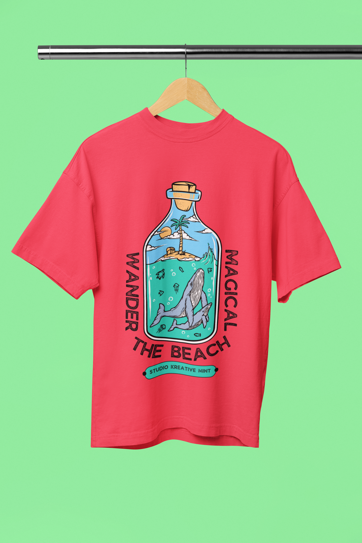 MAGICAL classic oversized UNISEX premium pure cotton T-shirt