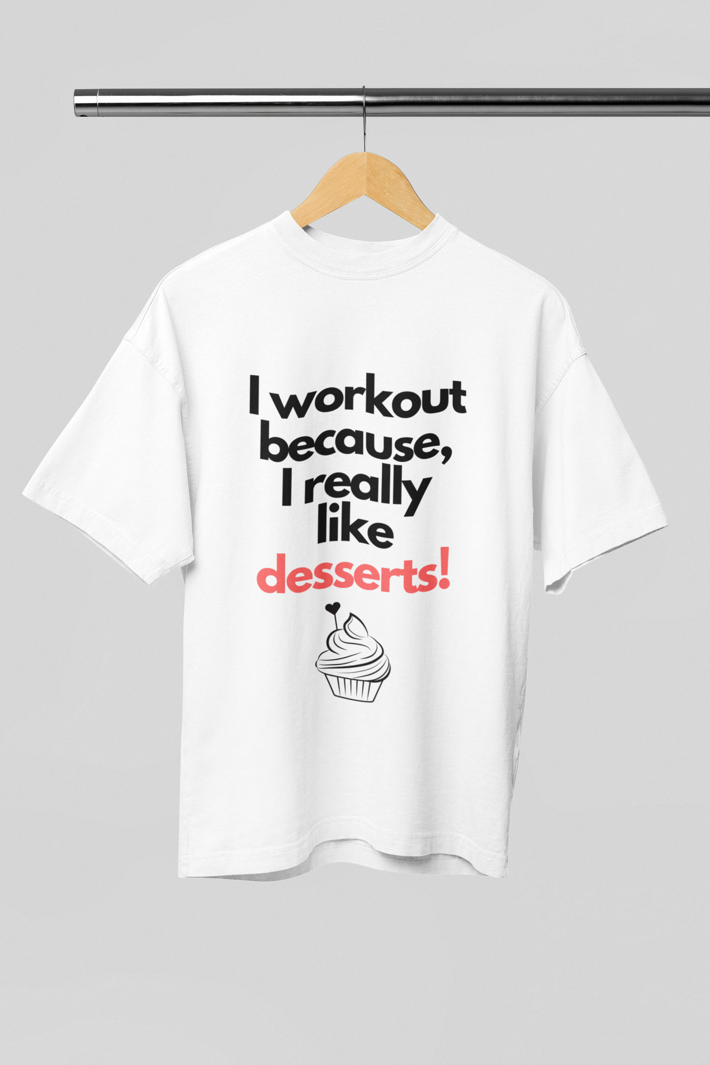DESSERT classic oversized UNISEX premium pure cotton T-shirt