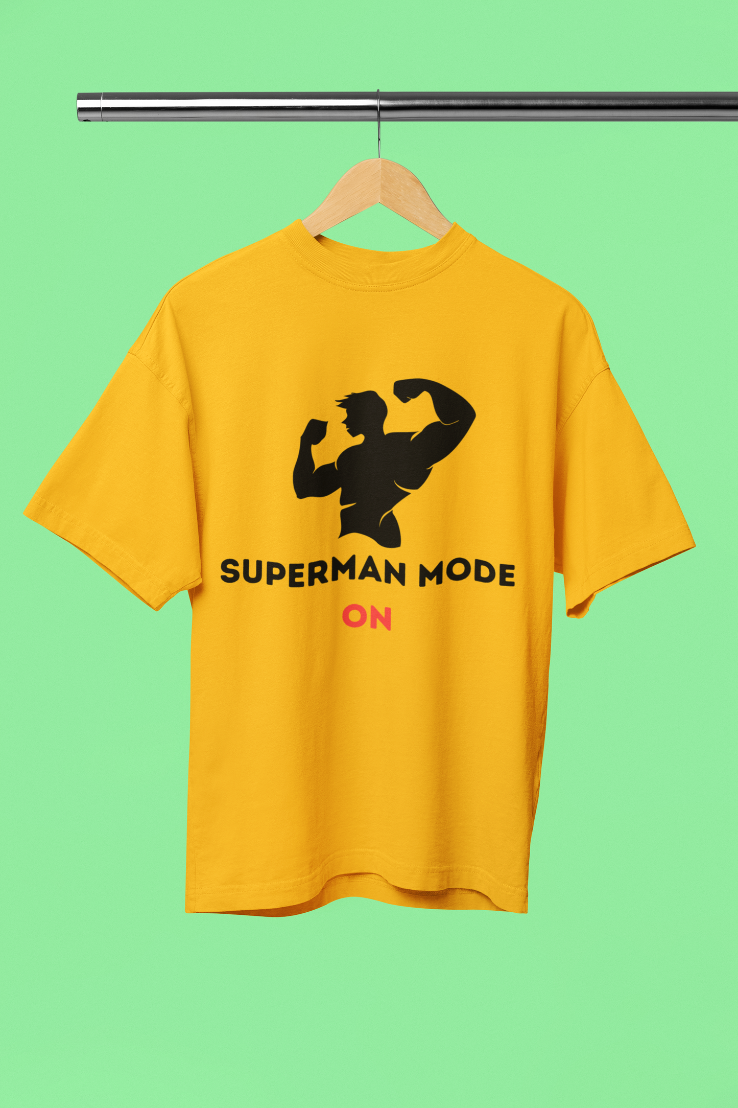 SUPERMAN MODE classic oversized UNISEX premium pure cotton T-shirt