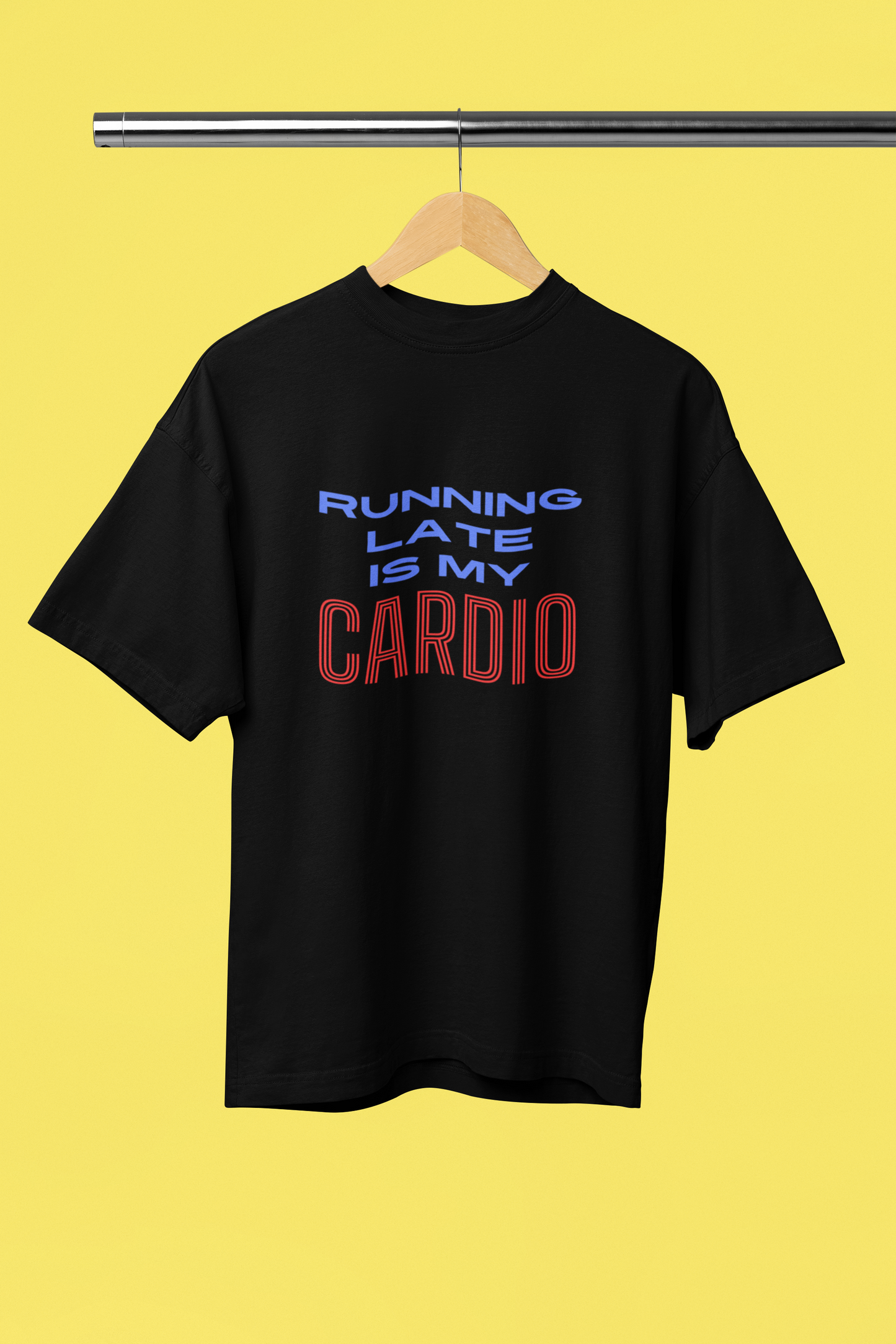 CARDIO classic oversized UNISEX premium pure cotton T-shirt