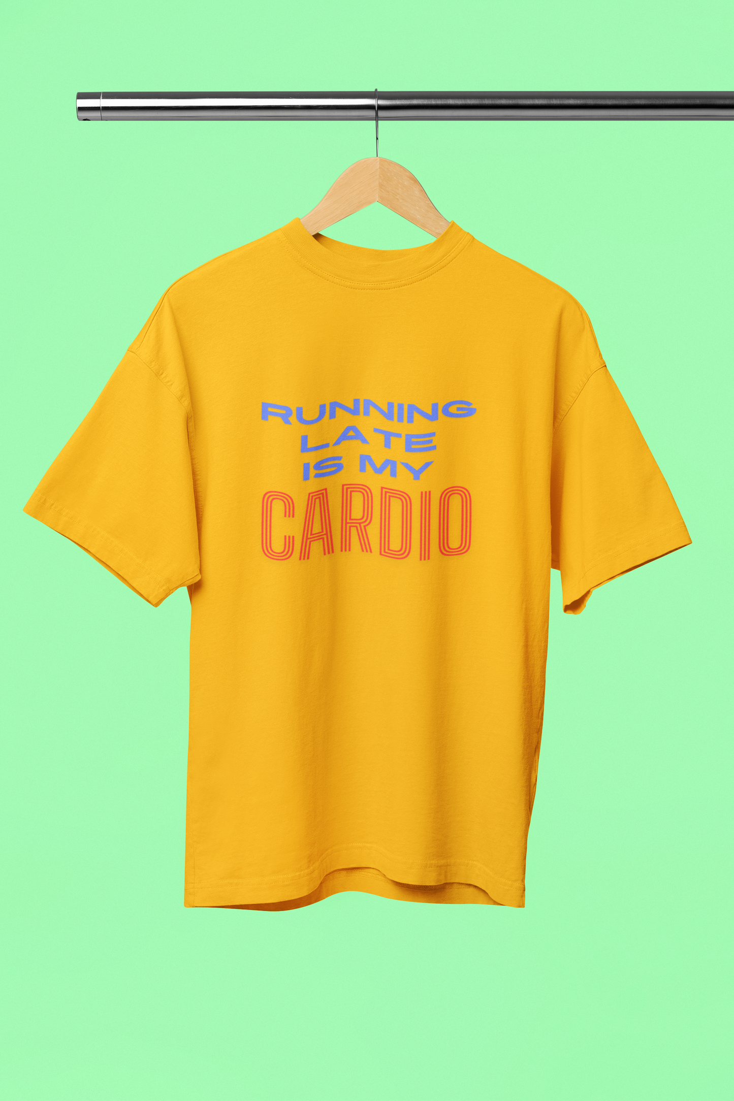 CARDIO classic oversized UNISEX premium pure cotton T-shirt